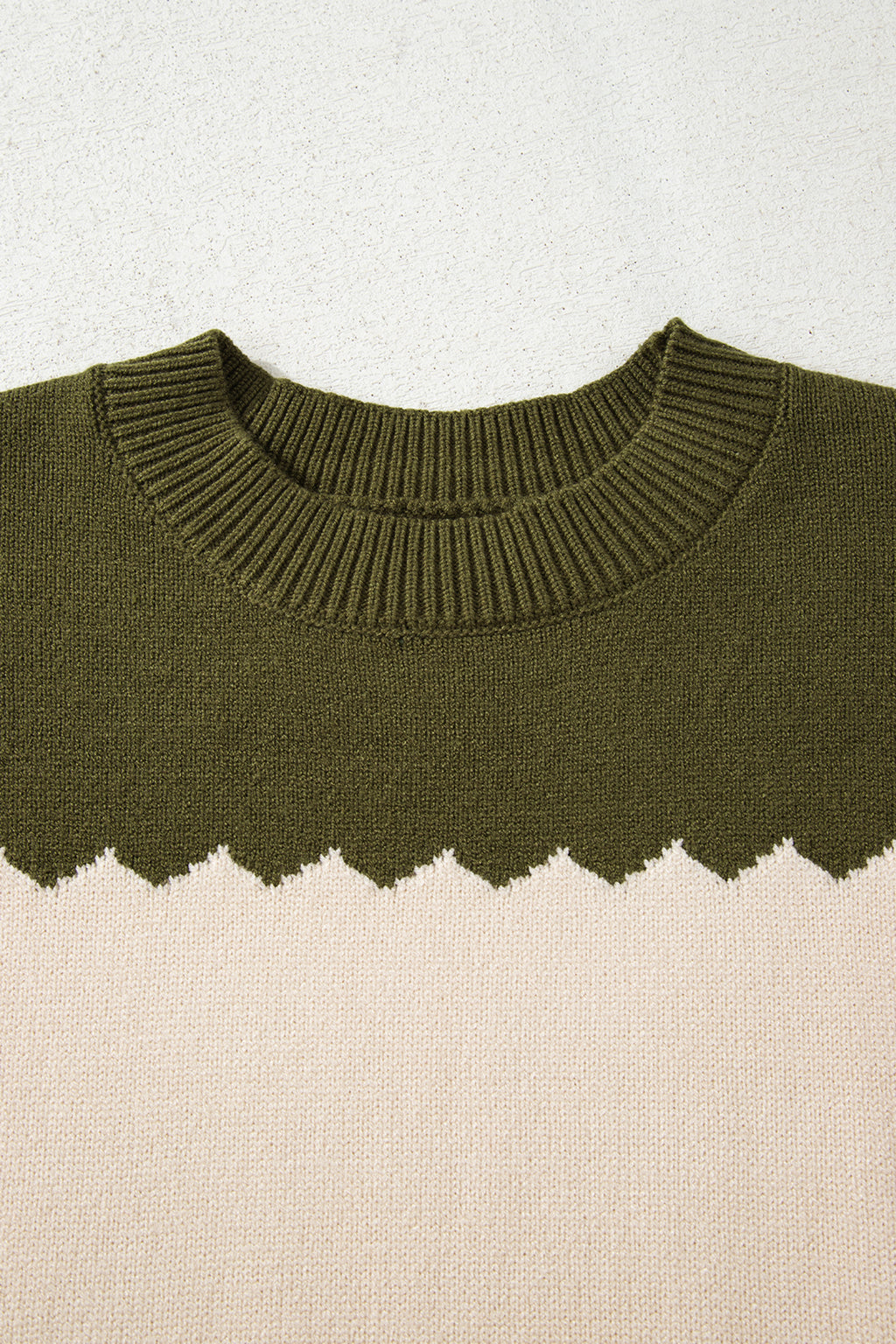 Colorblock Crew Sweater
