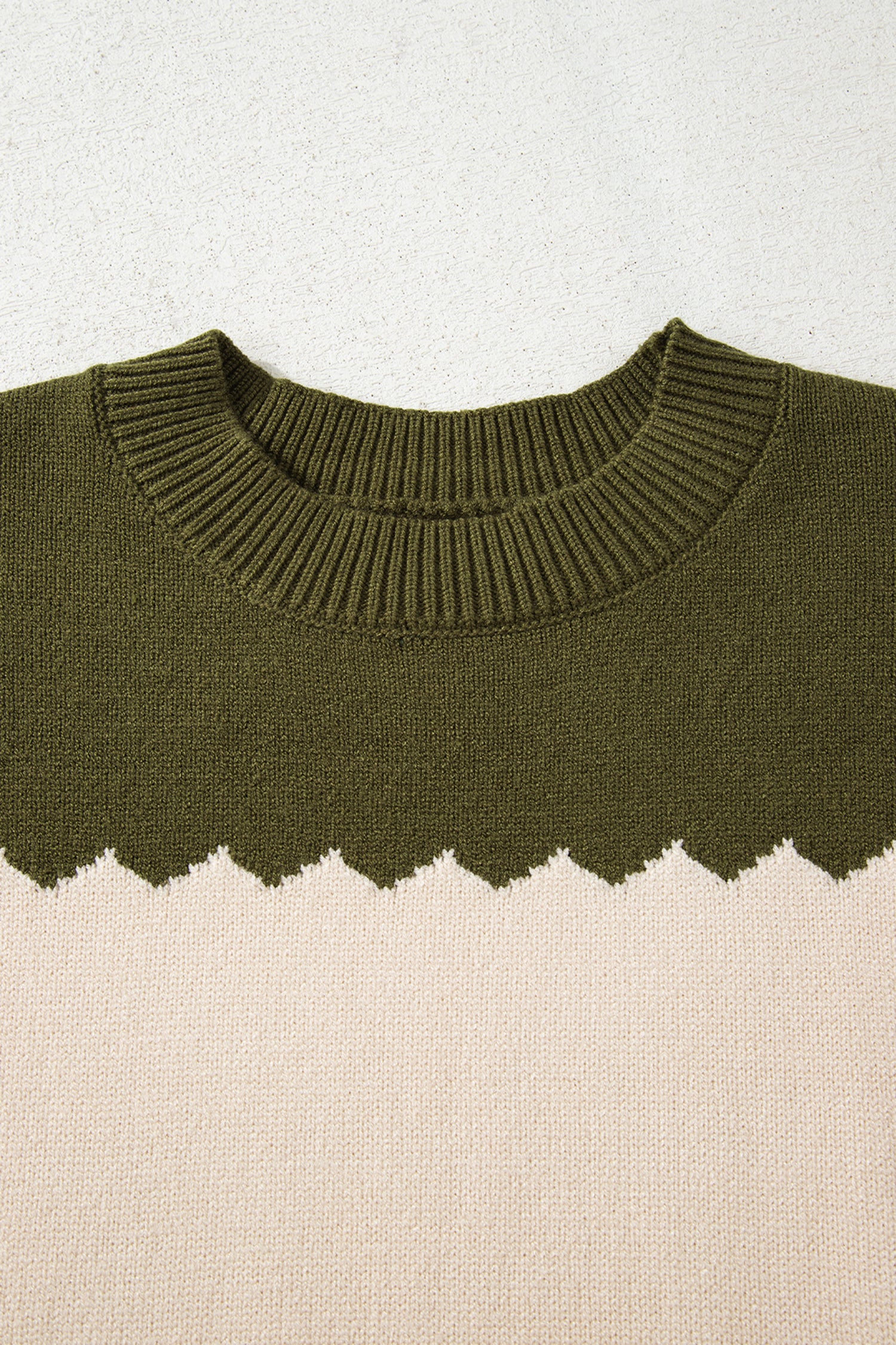 Colorblock Crew Sweater