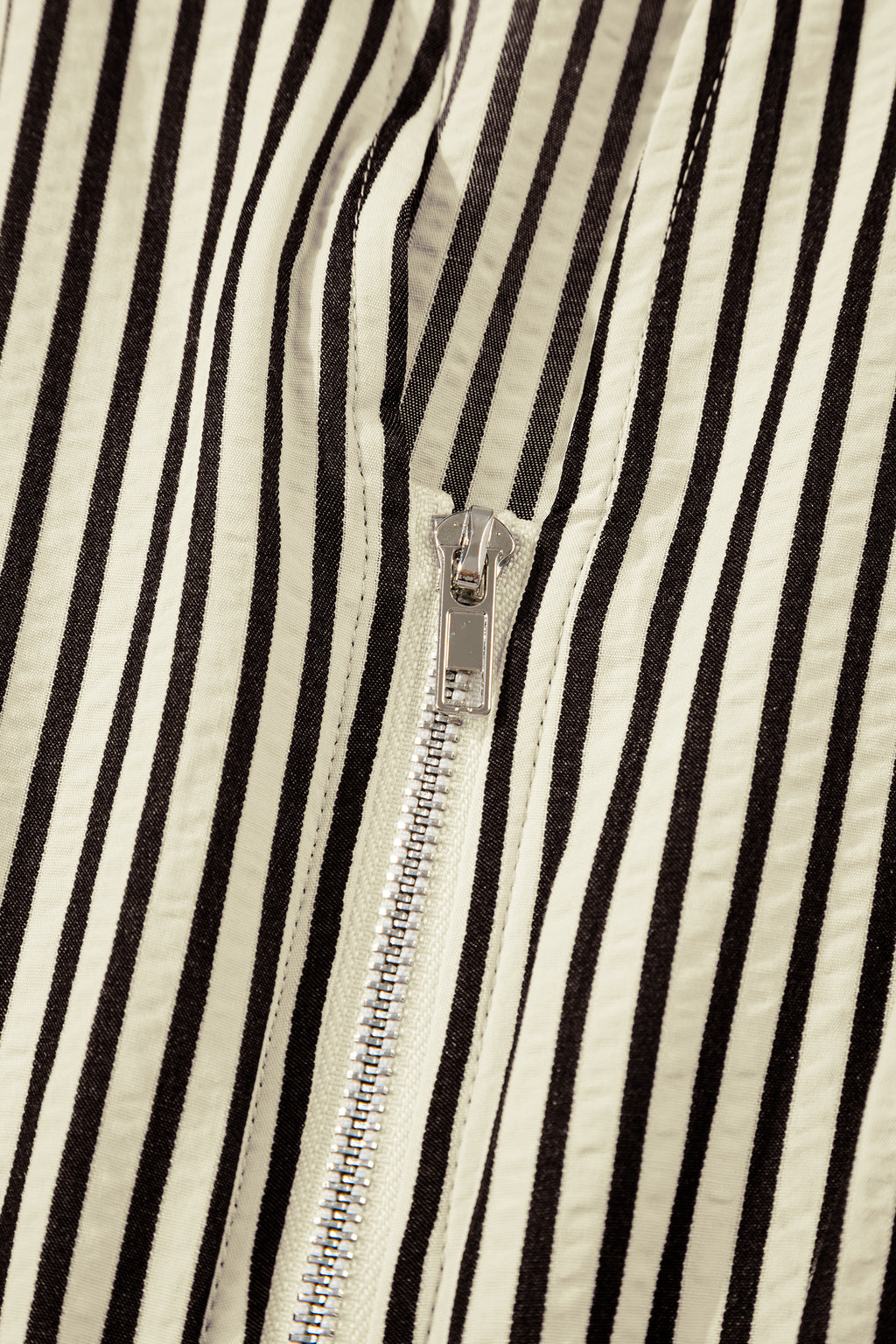 Striped Cinched Midi Dress