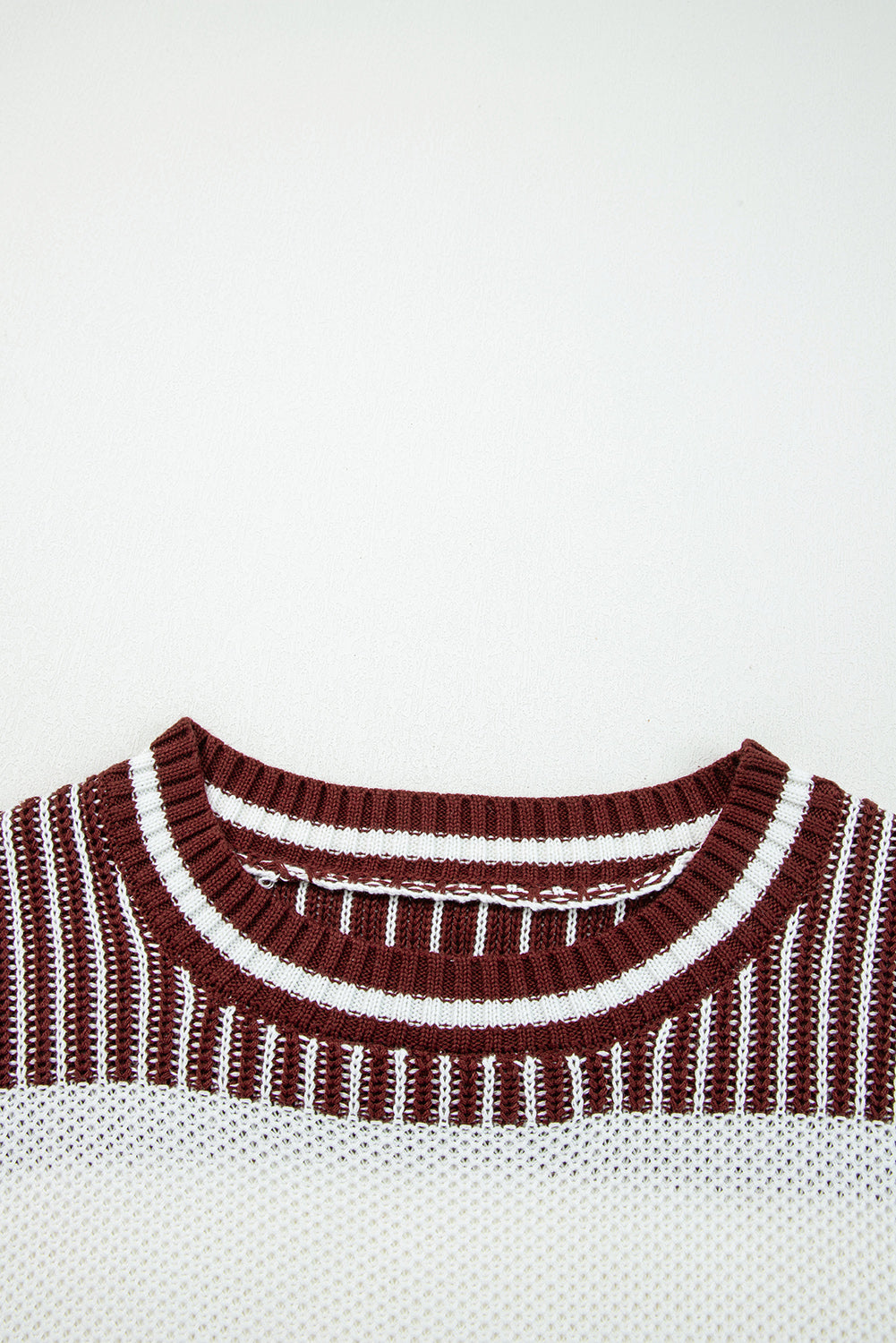 Two Tone Striped Sweater