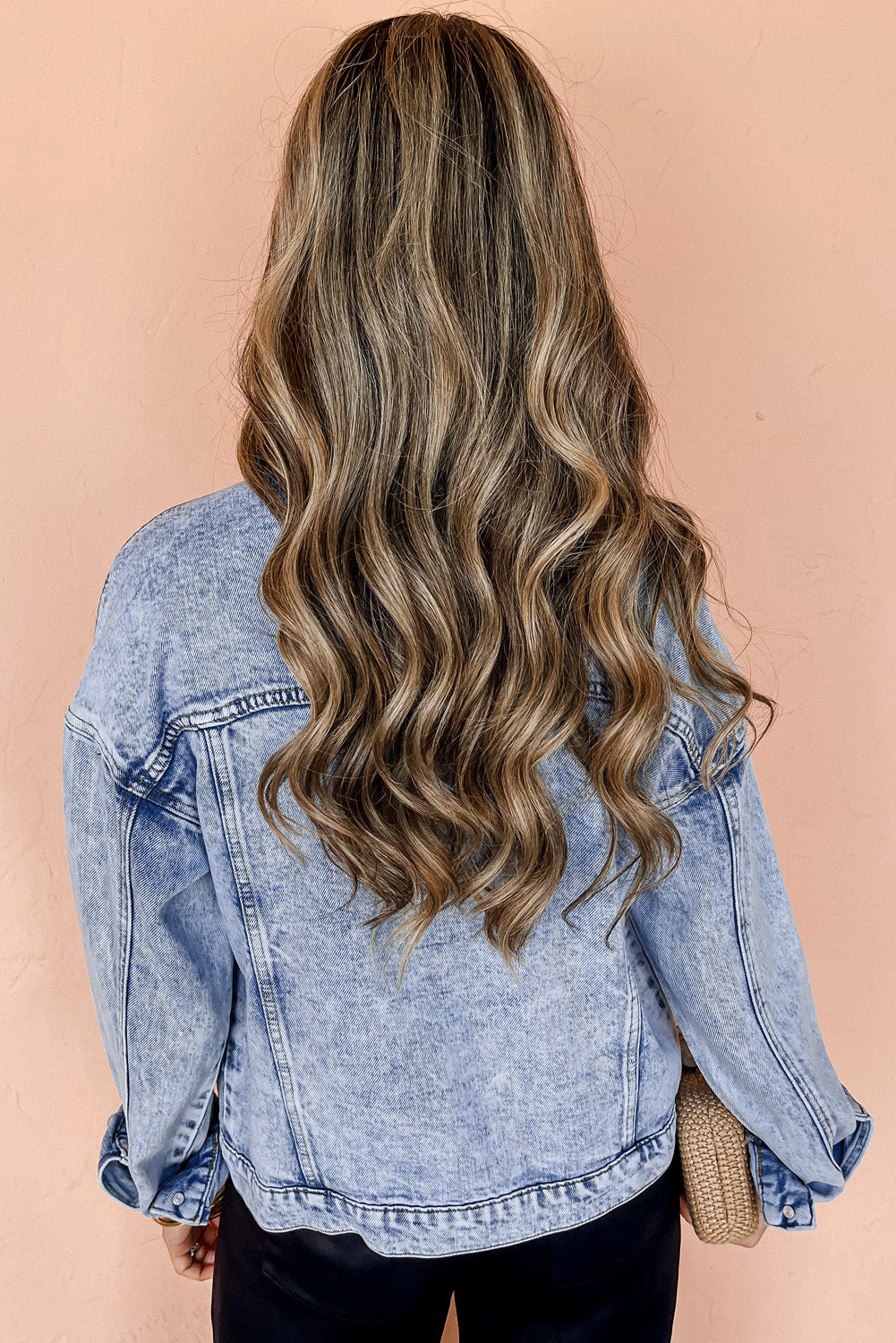 Beau Blue Vintage Washed Denim Jacket
