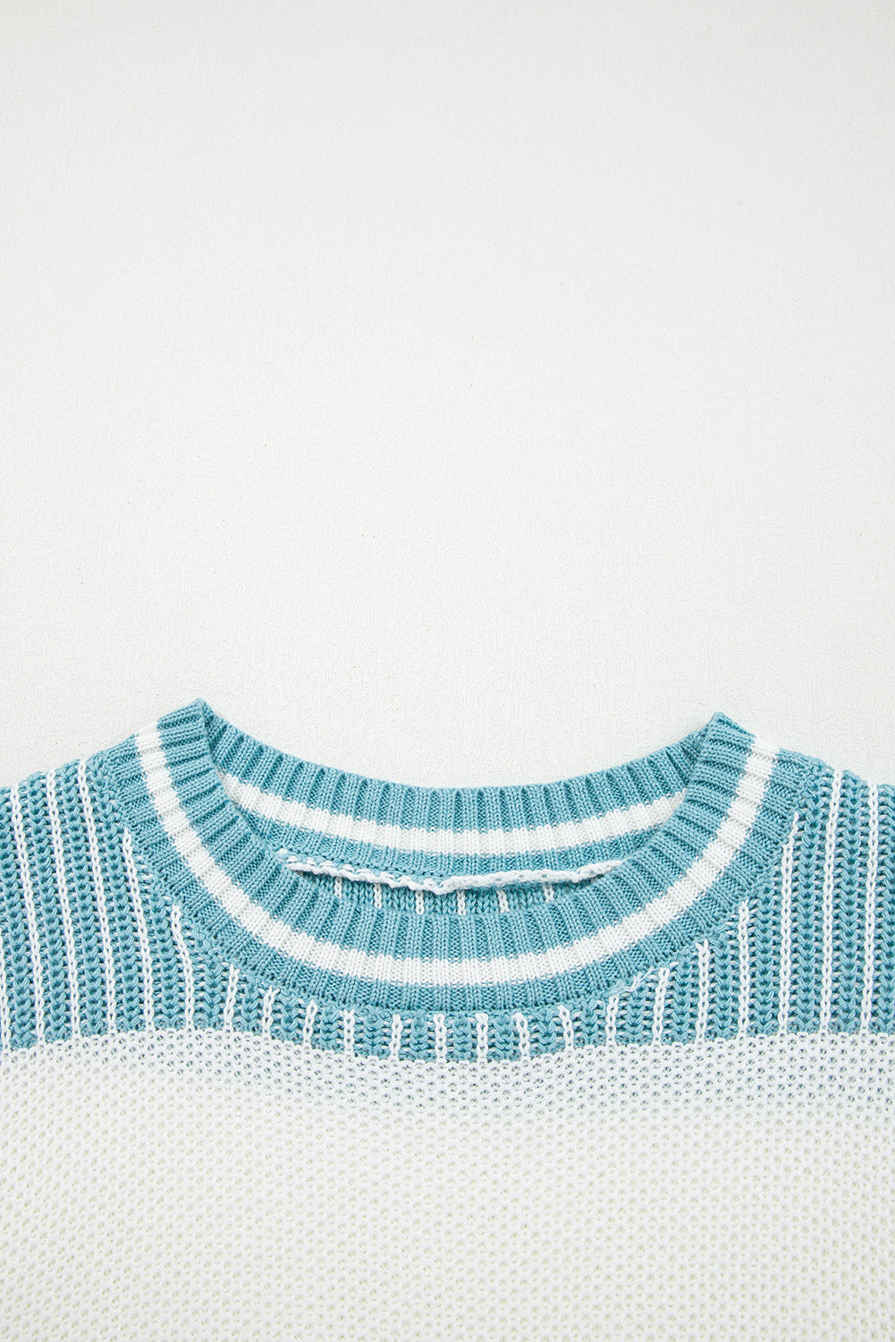 Two Tone Striped Sweater
