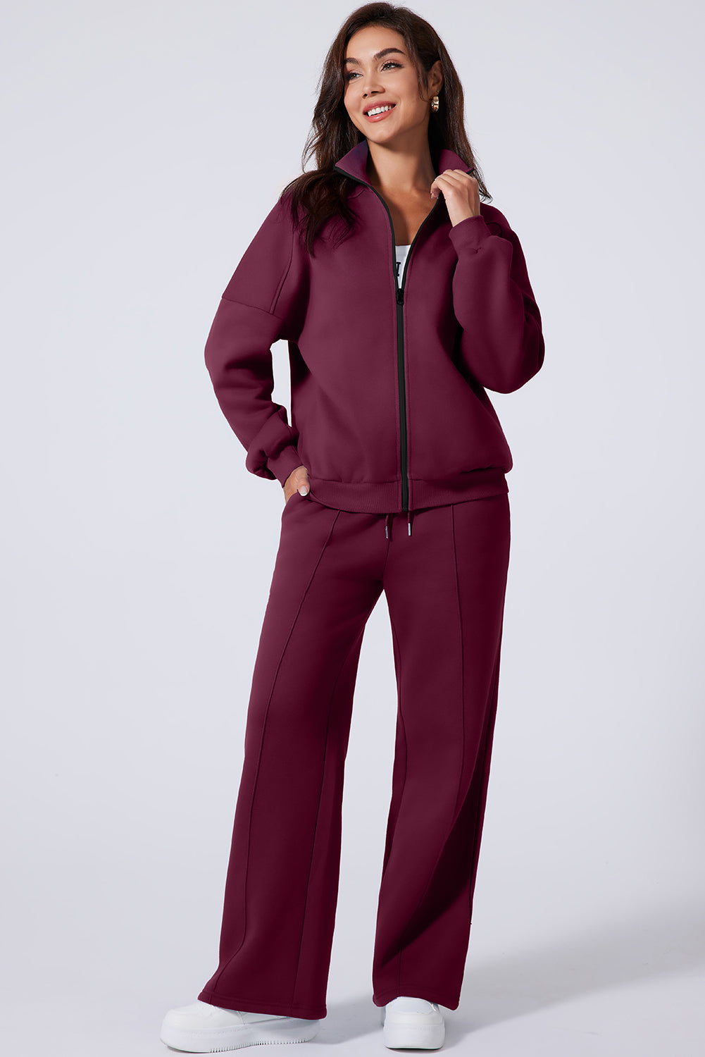 Zip Up Jacket Active 2pcs Set