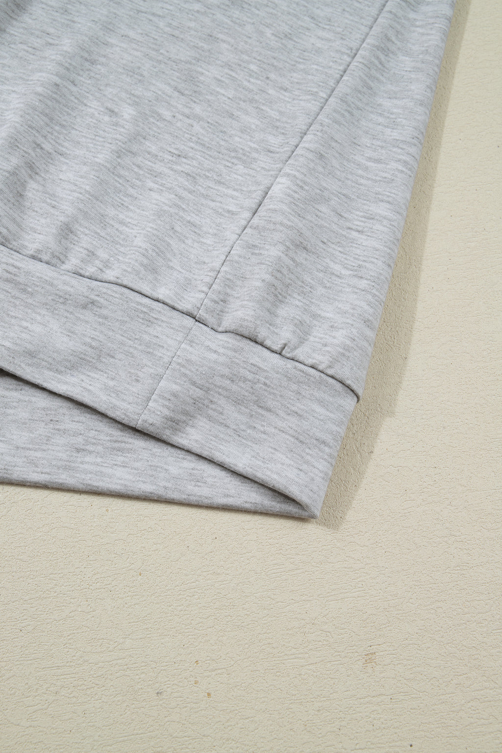 Light Grey Collared V Neck Tee Drawstring Elastic Waist Shorts 2pcs Outfit