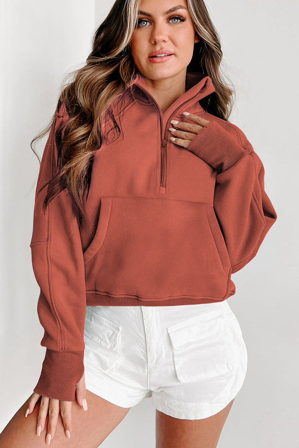 Lined Thumbhole Sweatshirt