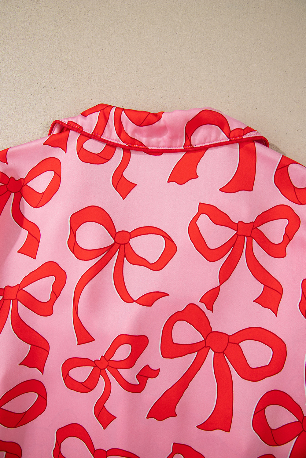 Pink Bow Pajama Set