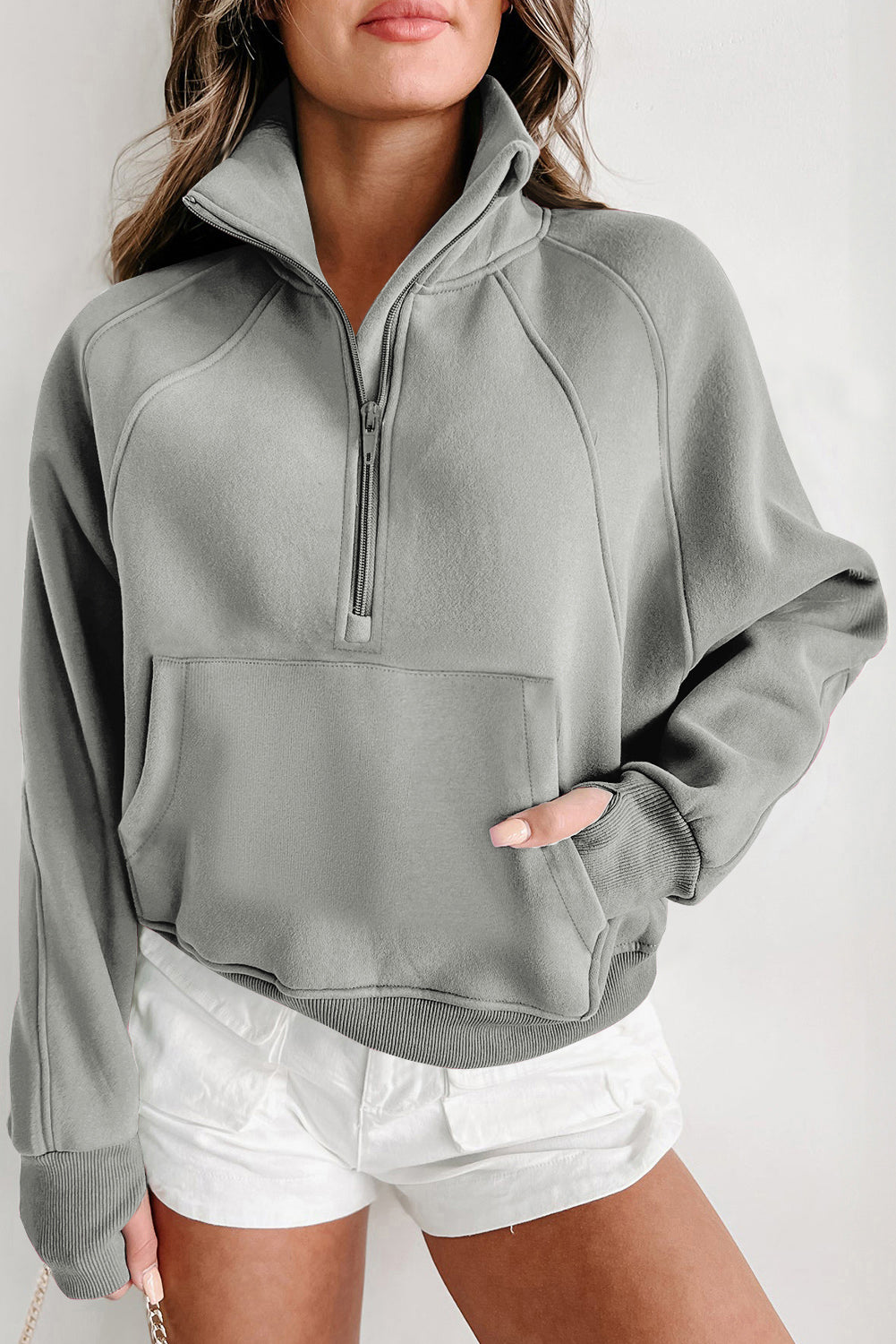 Lined Thumbhole Sweatshirt