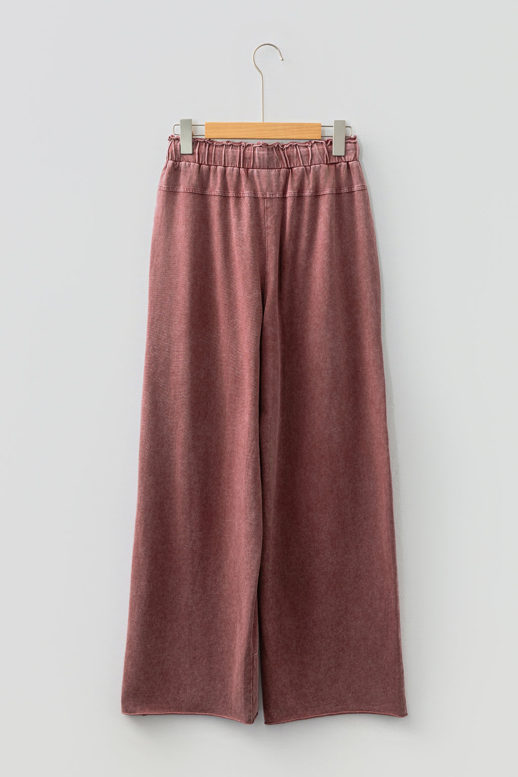Mineral Wash Raw Hem Pocket Pants