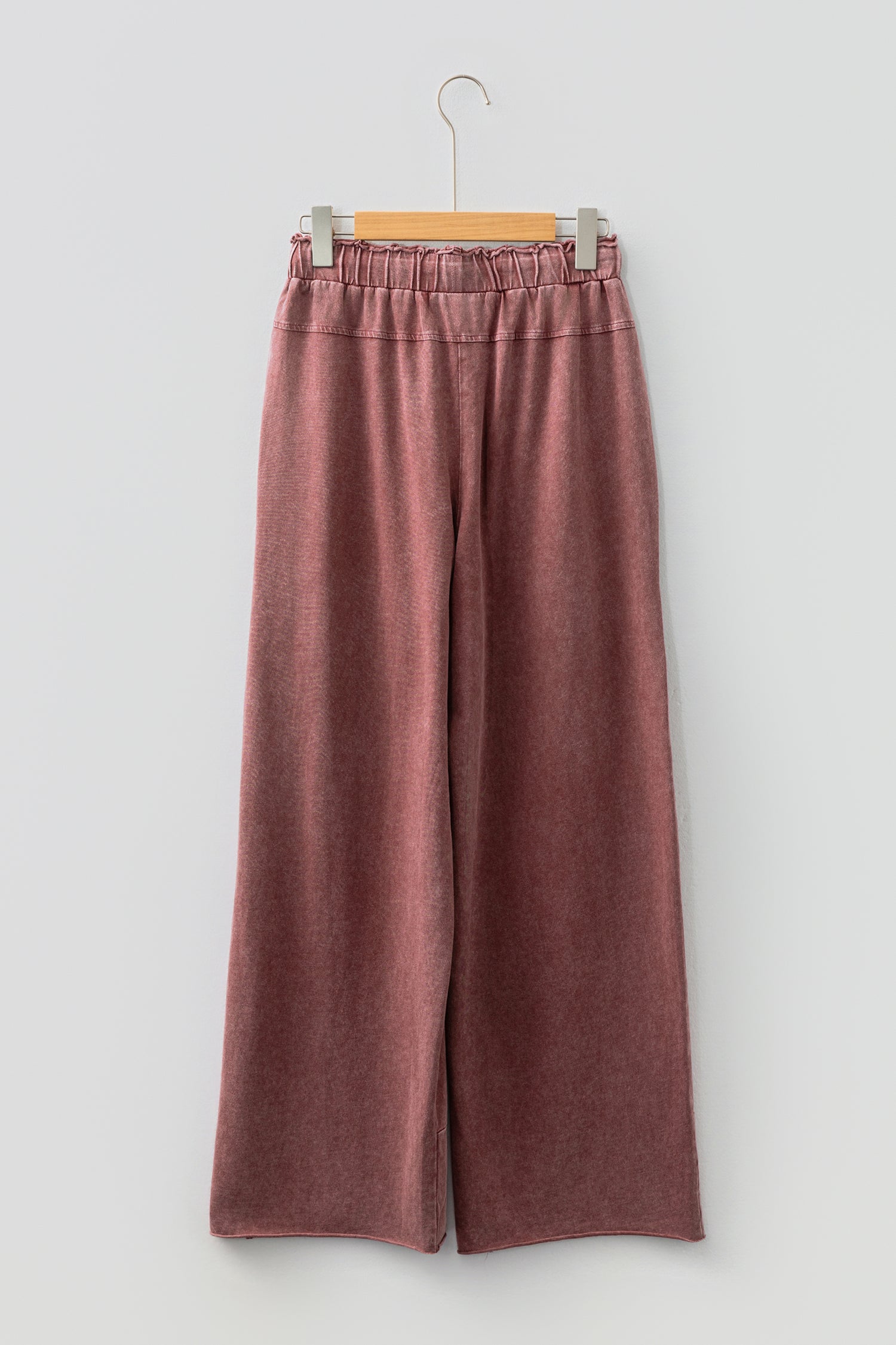 Mineral Wash Raw Hem Pocket Pants