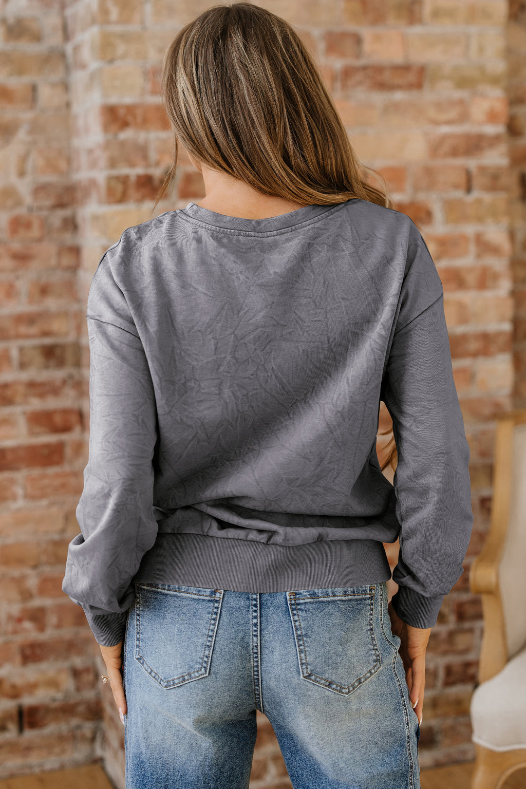 Saved By Grace Embroidered Sweatshirt
