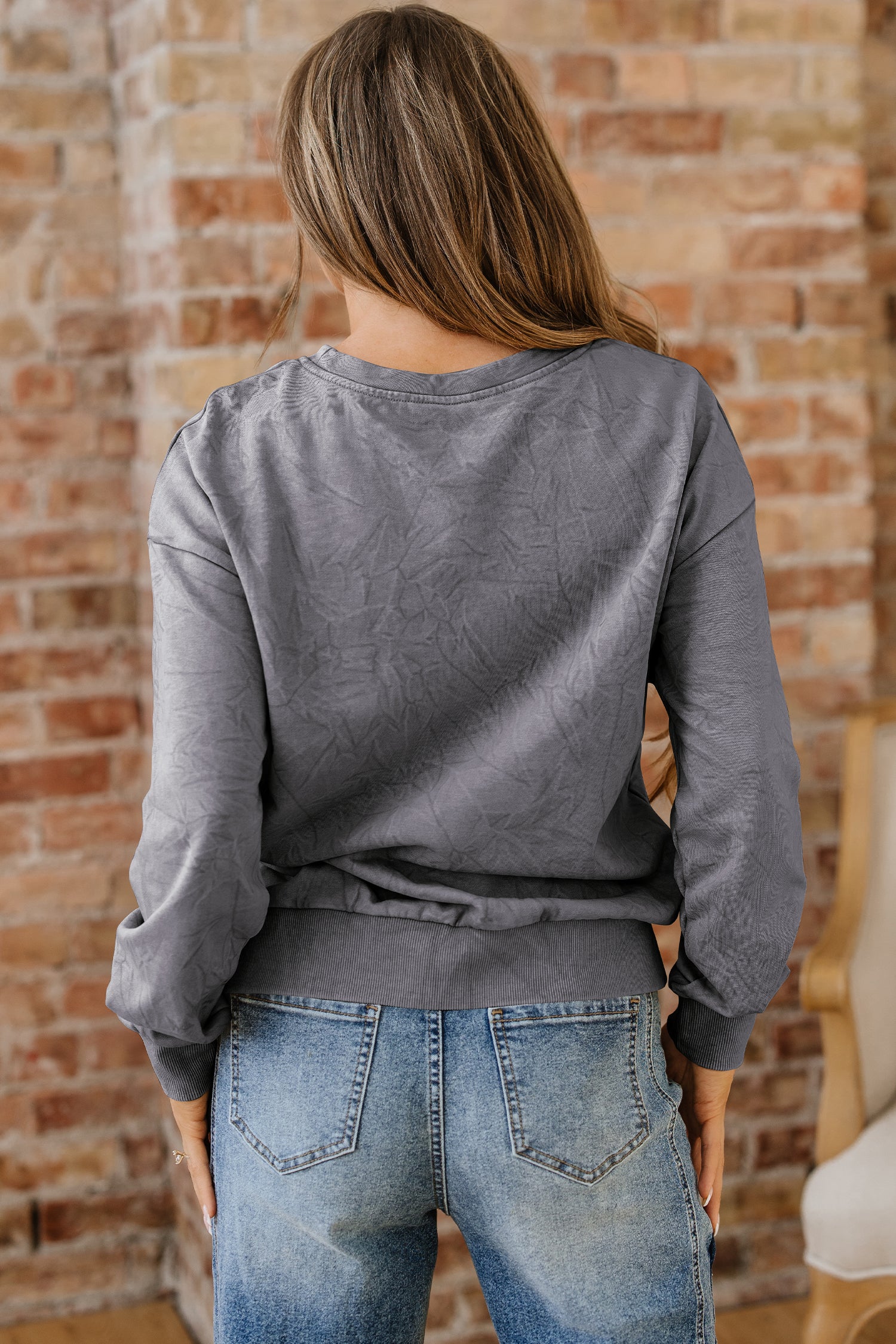Saved By Grace Embroidered Sweatshirt