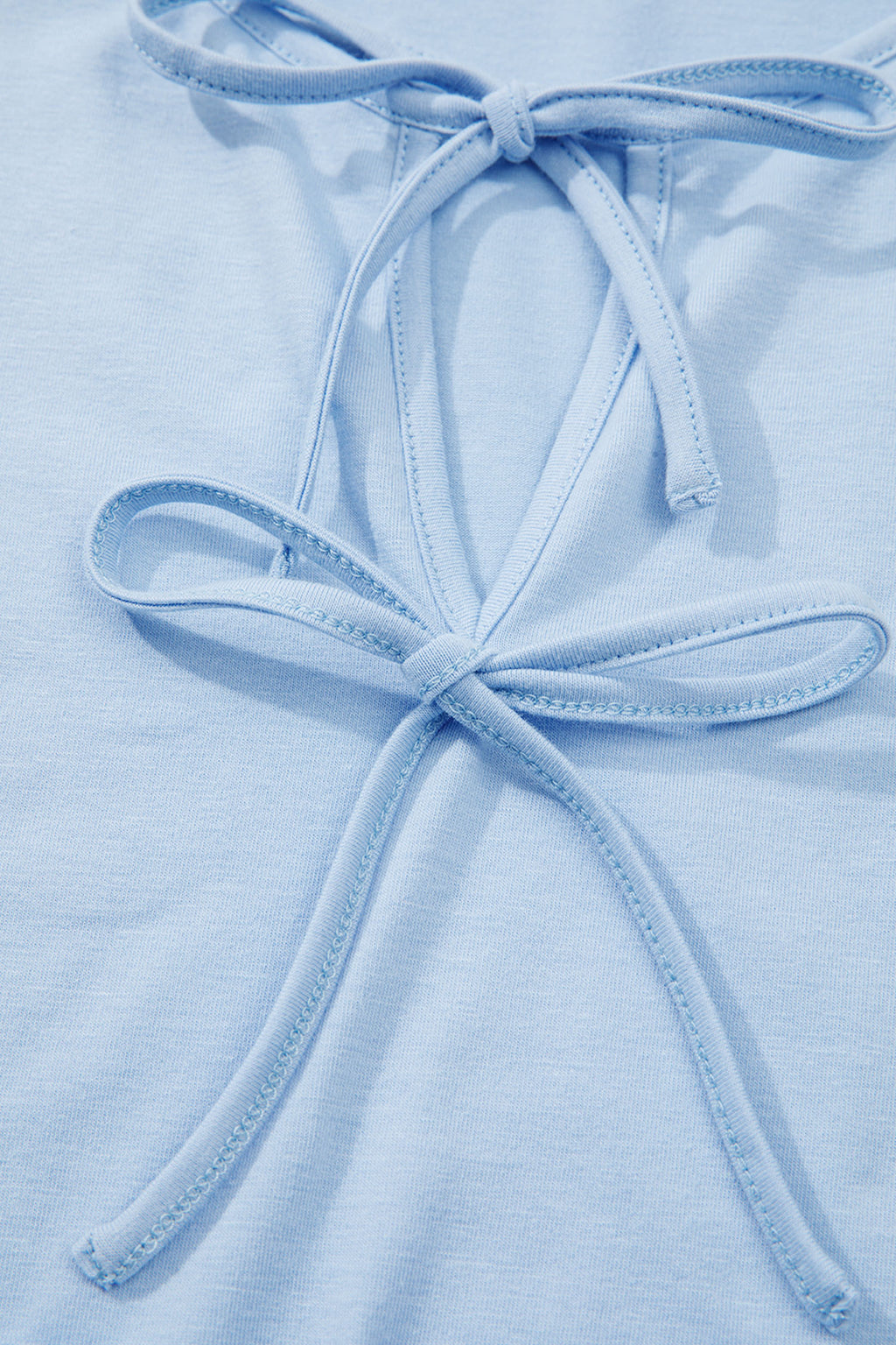 Black Plus Size Solid Color Bow Tie Peplum Tank Top