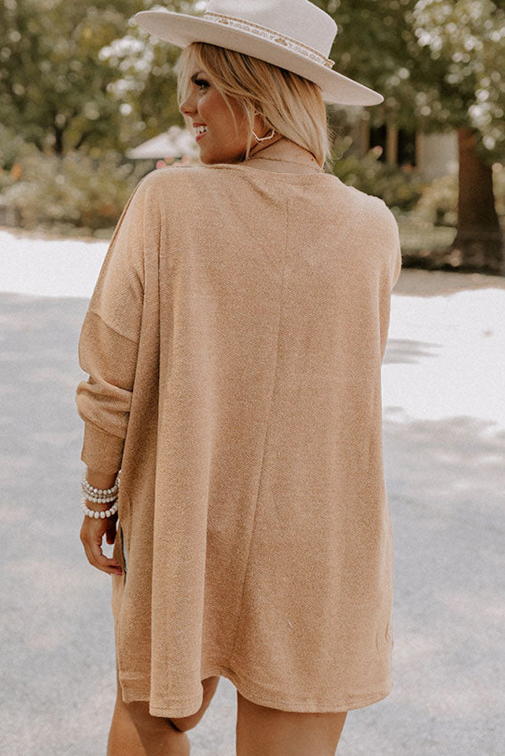 Plus Size Knit Tunic Top