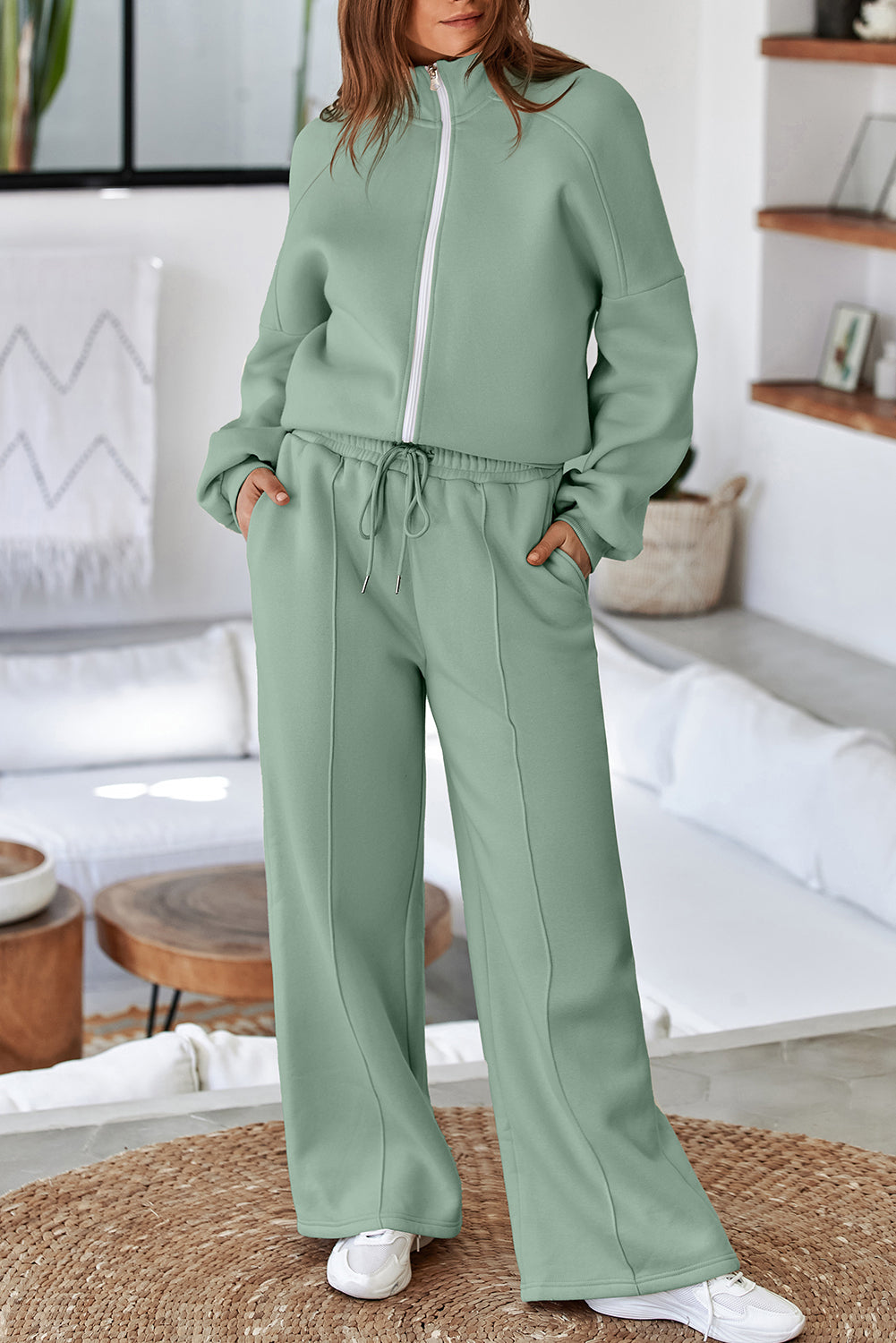 Zip Up Jacket Active 2pcs Set