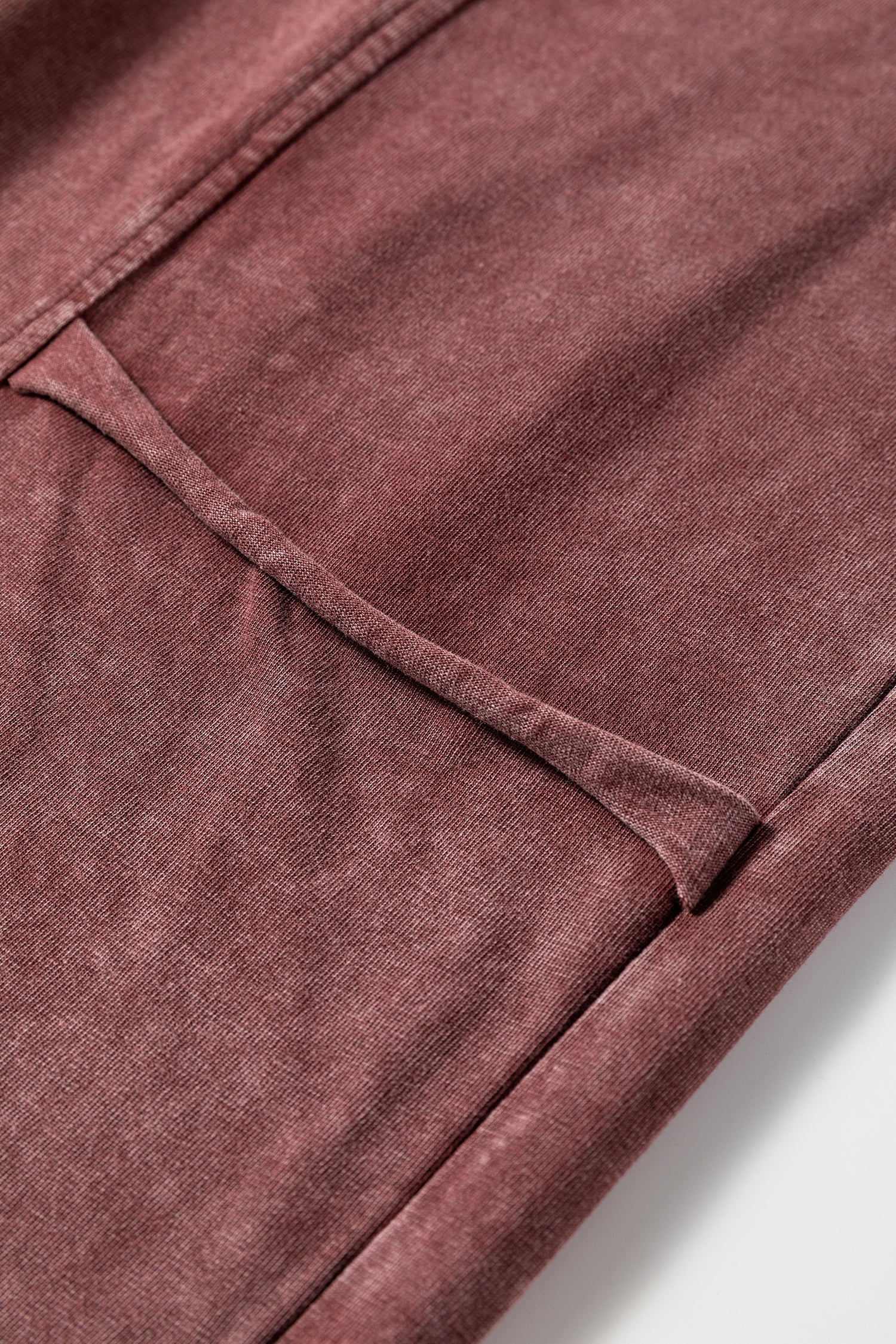 Mineral Wash Raw Hem Pocket Pants