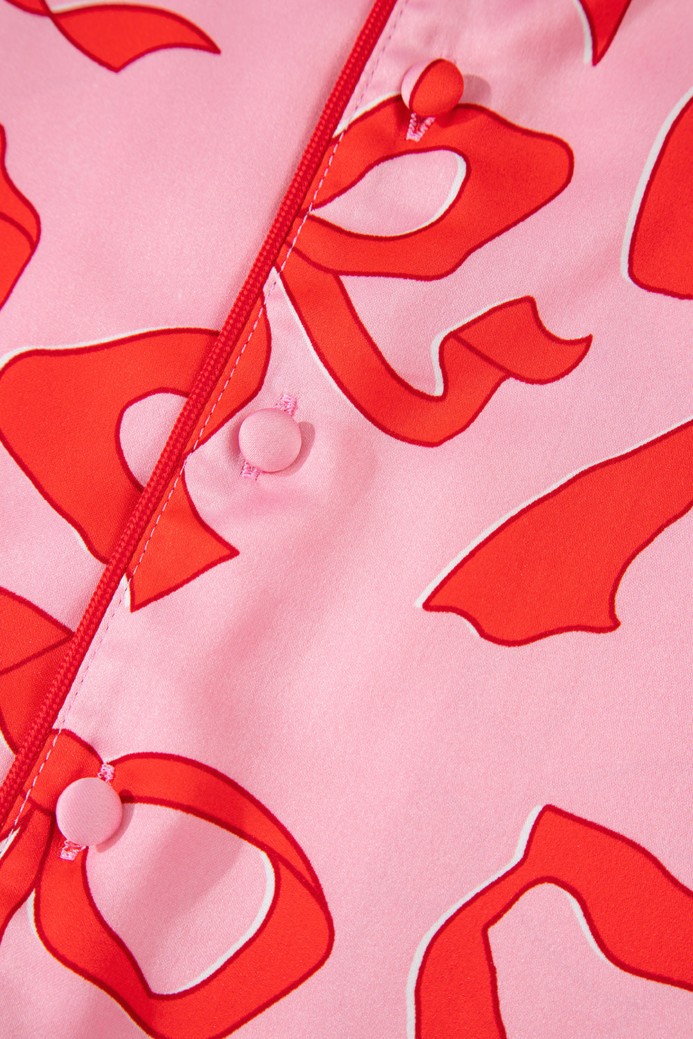 Pink Bow Pajama Set