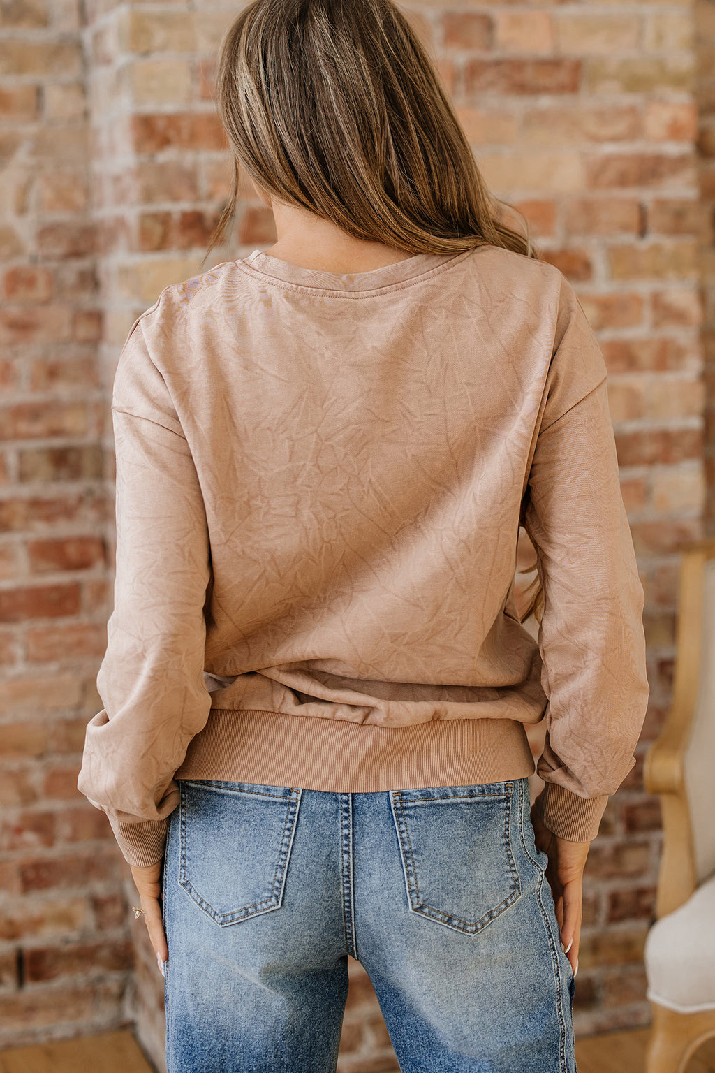 Saved By Grace Embroidered Sweatshirt
