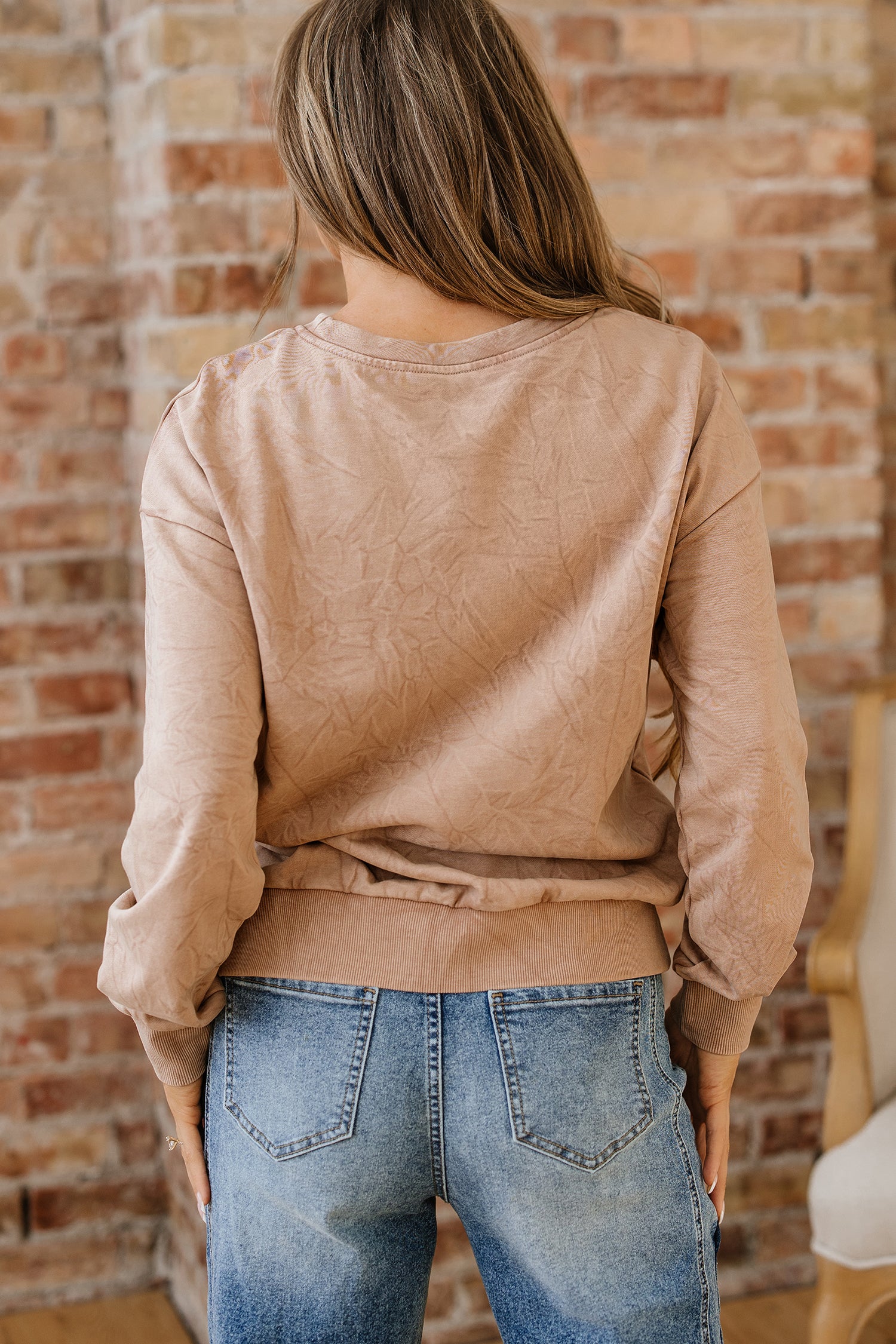 Saved By Grace Embroidered Sweatshirt