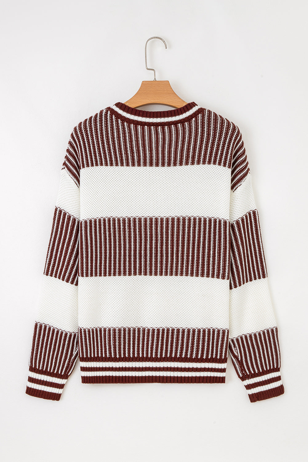 Two Tone Striped Sweater