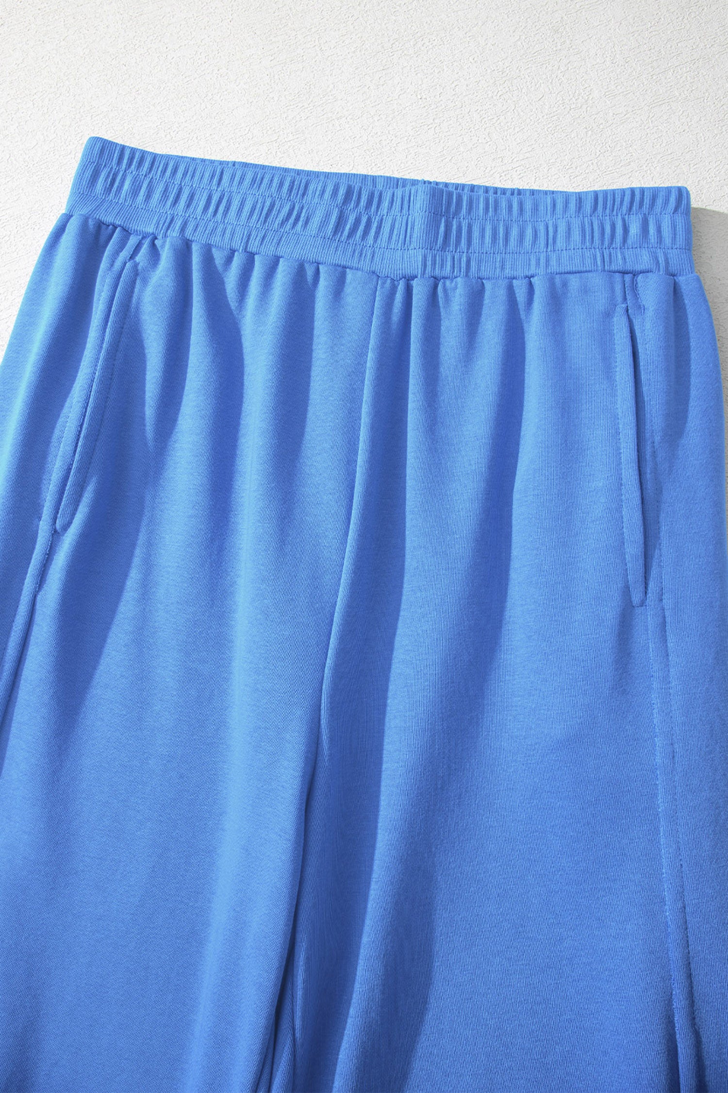 Slim Ribbed Tank Top and Sweatpants Set