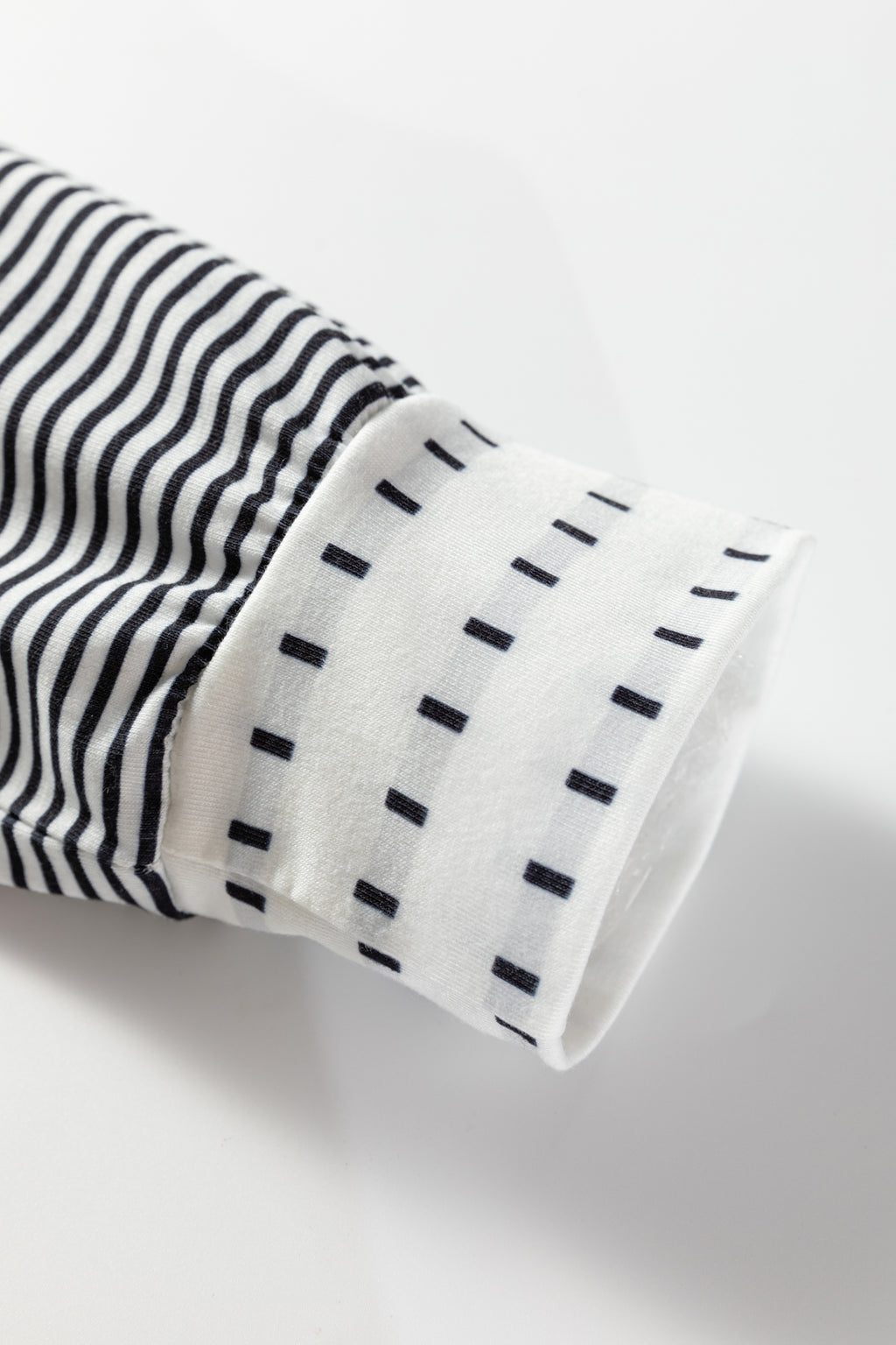 Black Stripe Raglan Long Sleeve Tee