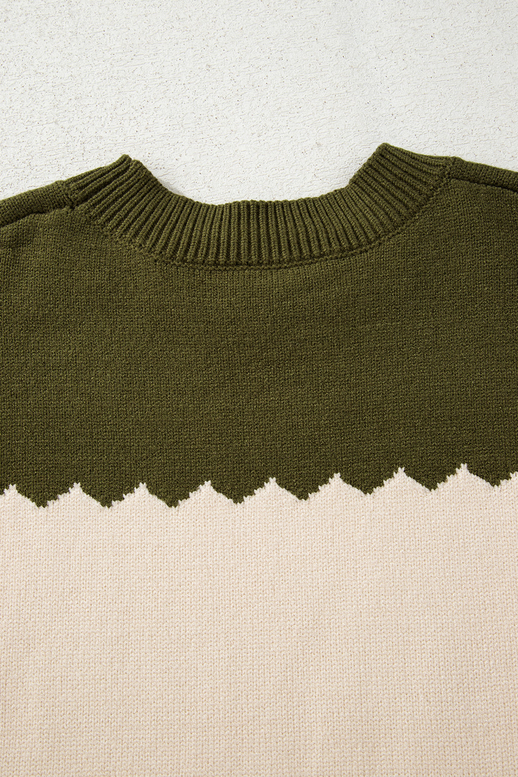 Colorblock Crew Sweater