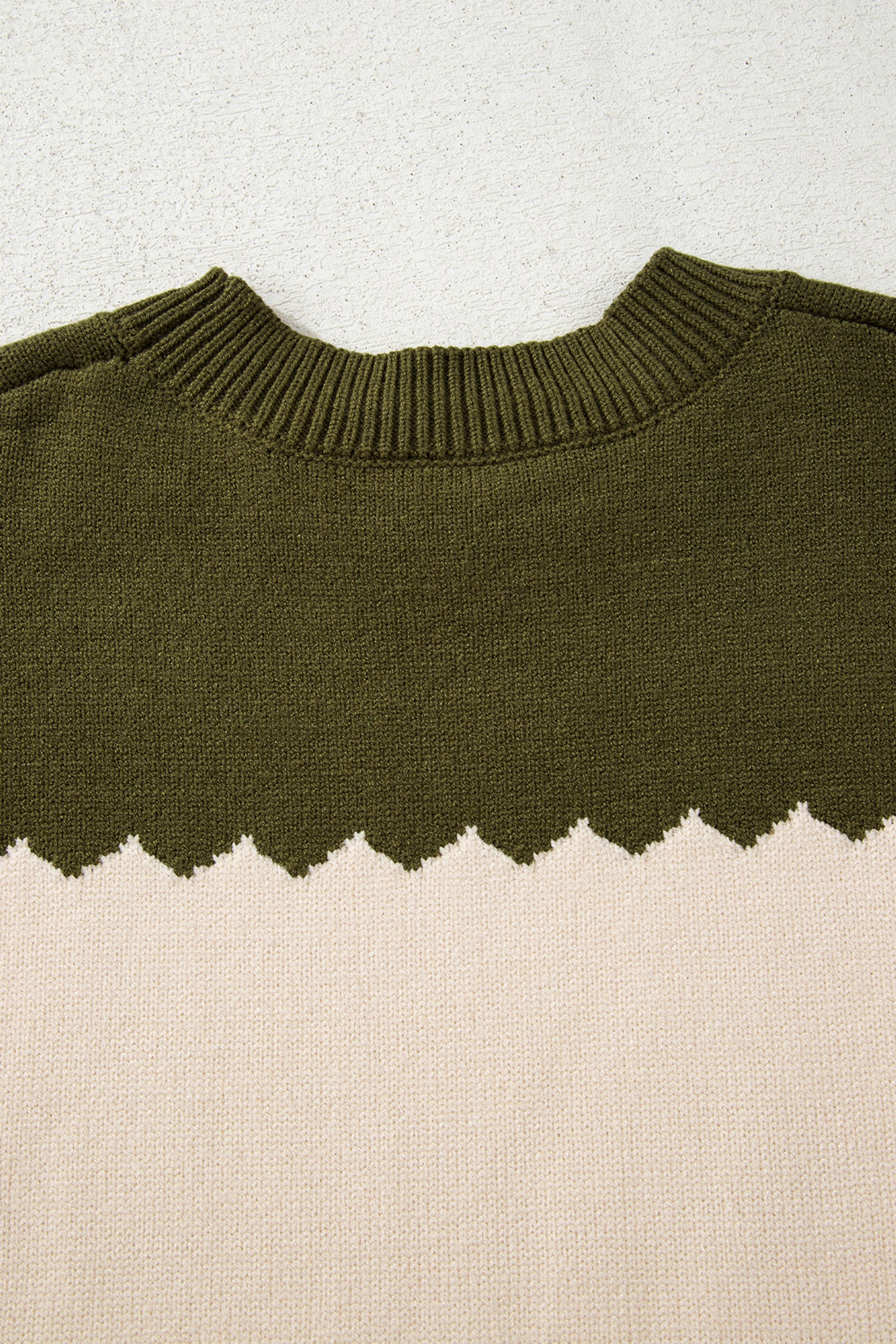 Colorblock Crew Sweater