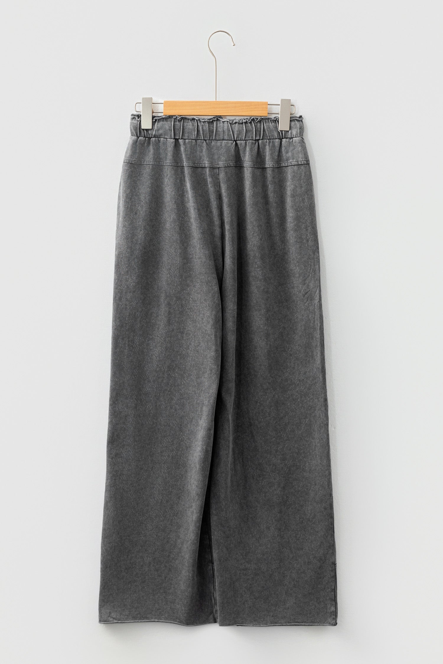 Mineral Wash Raw Hem Pocket Pants