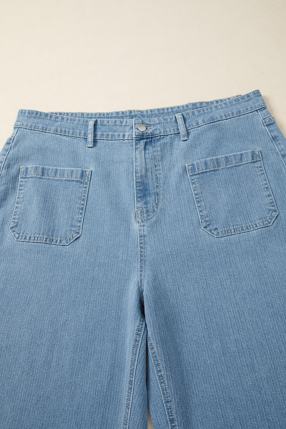 Plus Size Dusk Blue Wide Leg Jeans