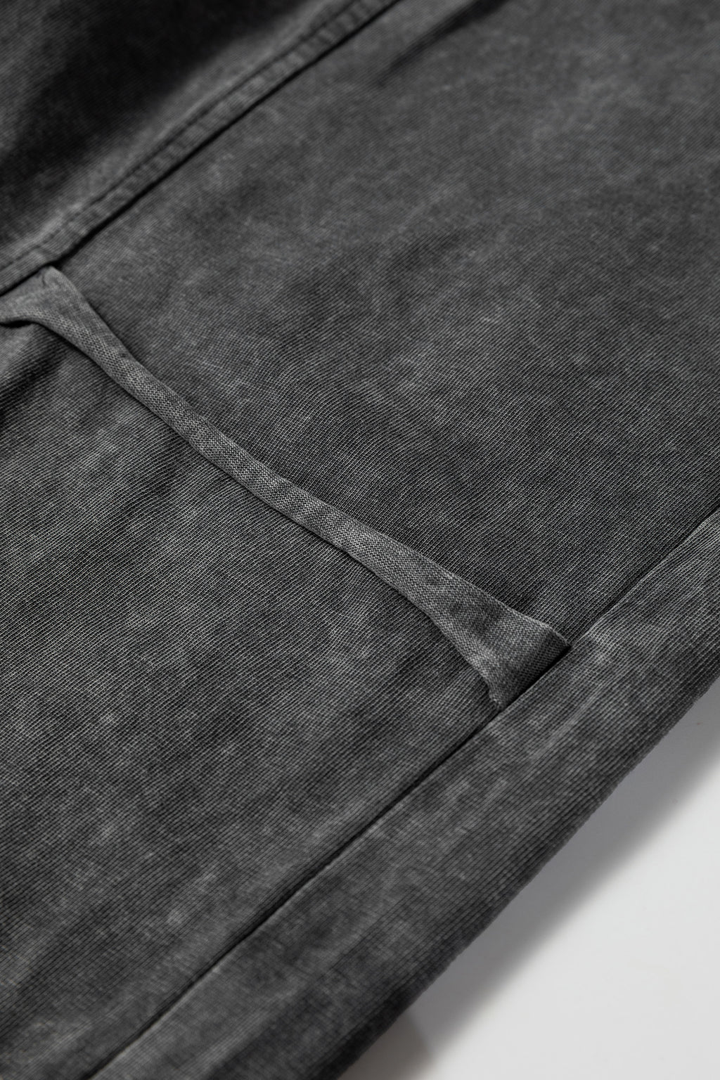 Mineral Wash Raw Hem Pocket Pants