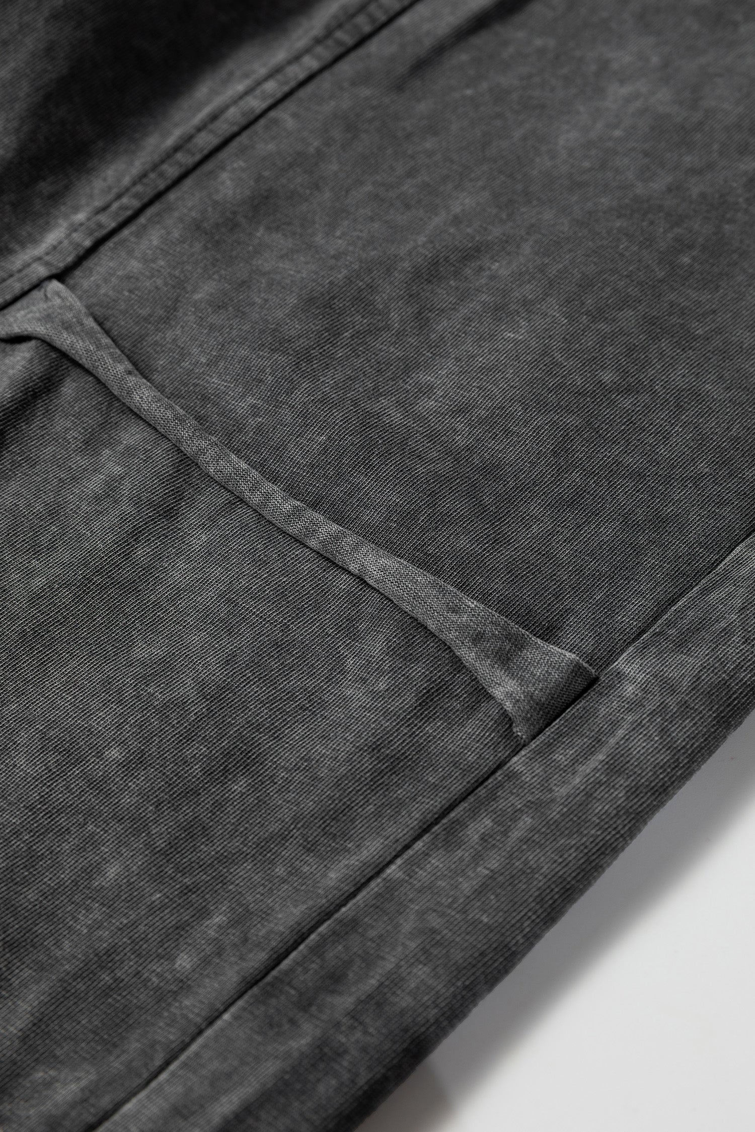 Mineral Wash Raw Hem Pocket Pants
