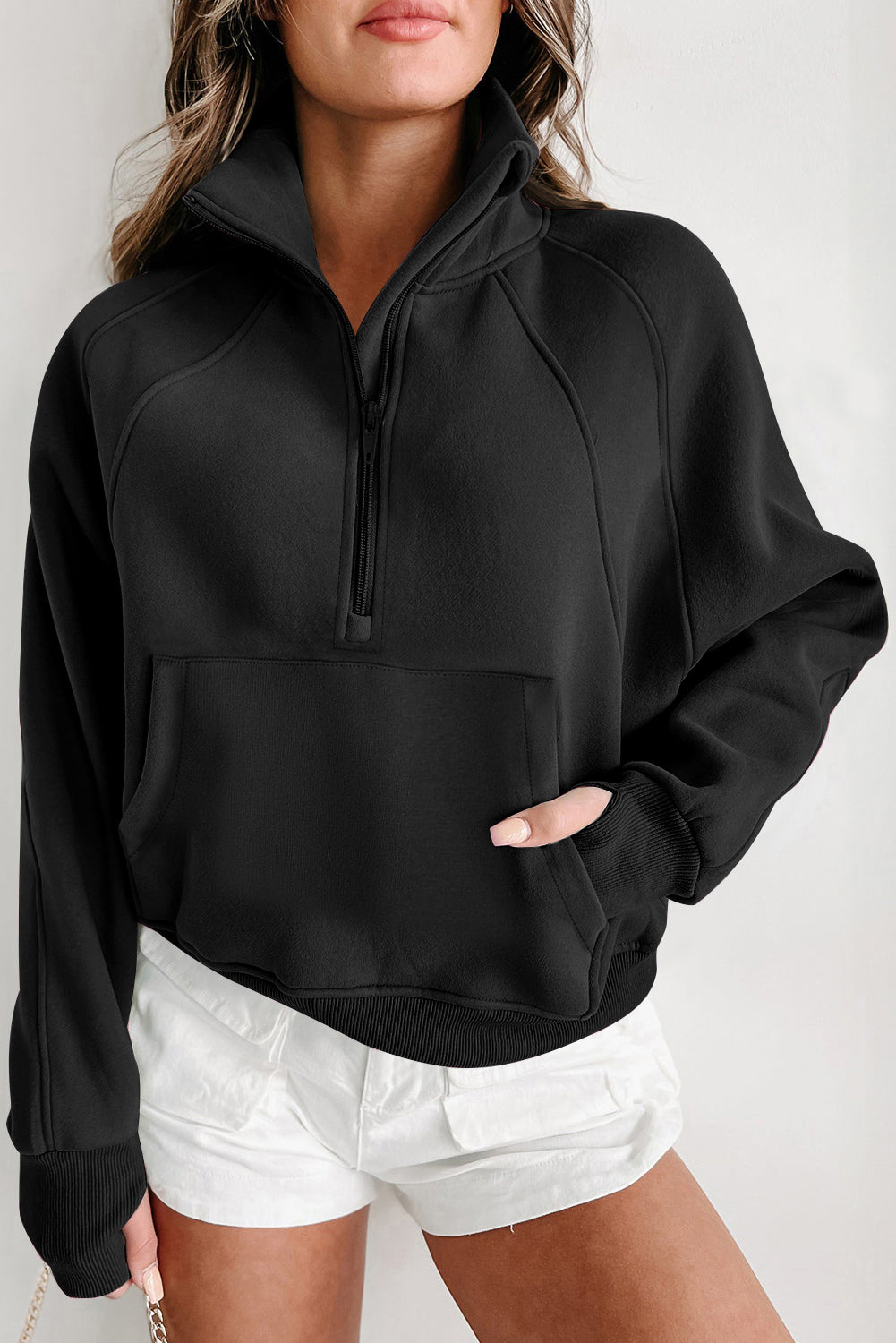 Lined Thumbhole Sweatshirt