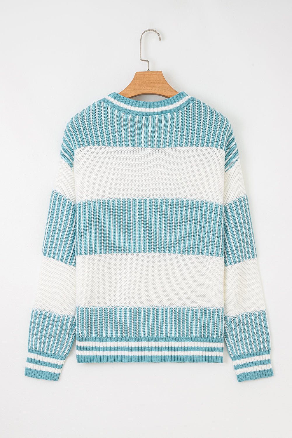 Two Tone Striped Sweater