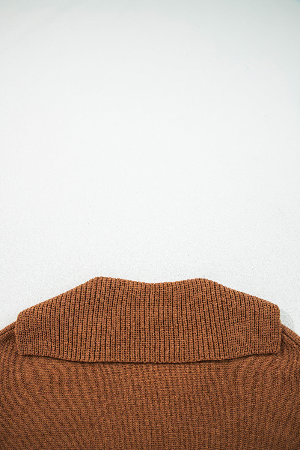 V Neck Ribbed Sweater