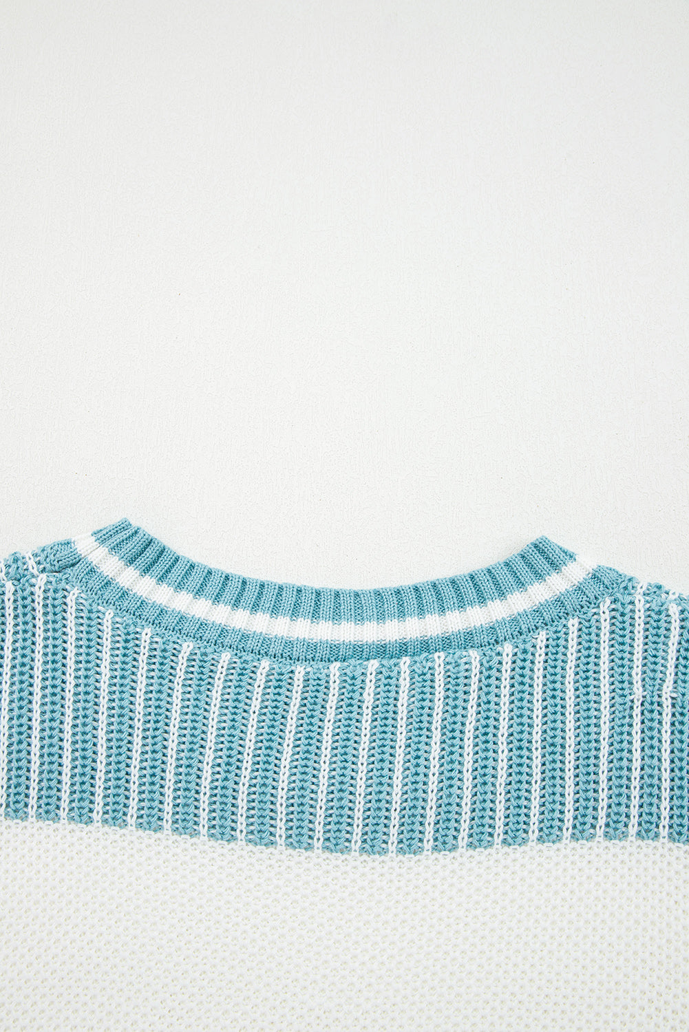 Two Tone Striped Sweater
