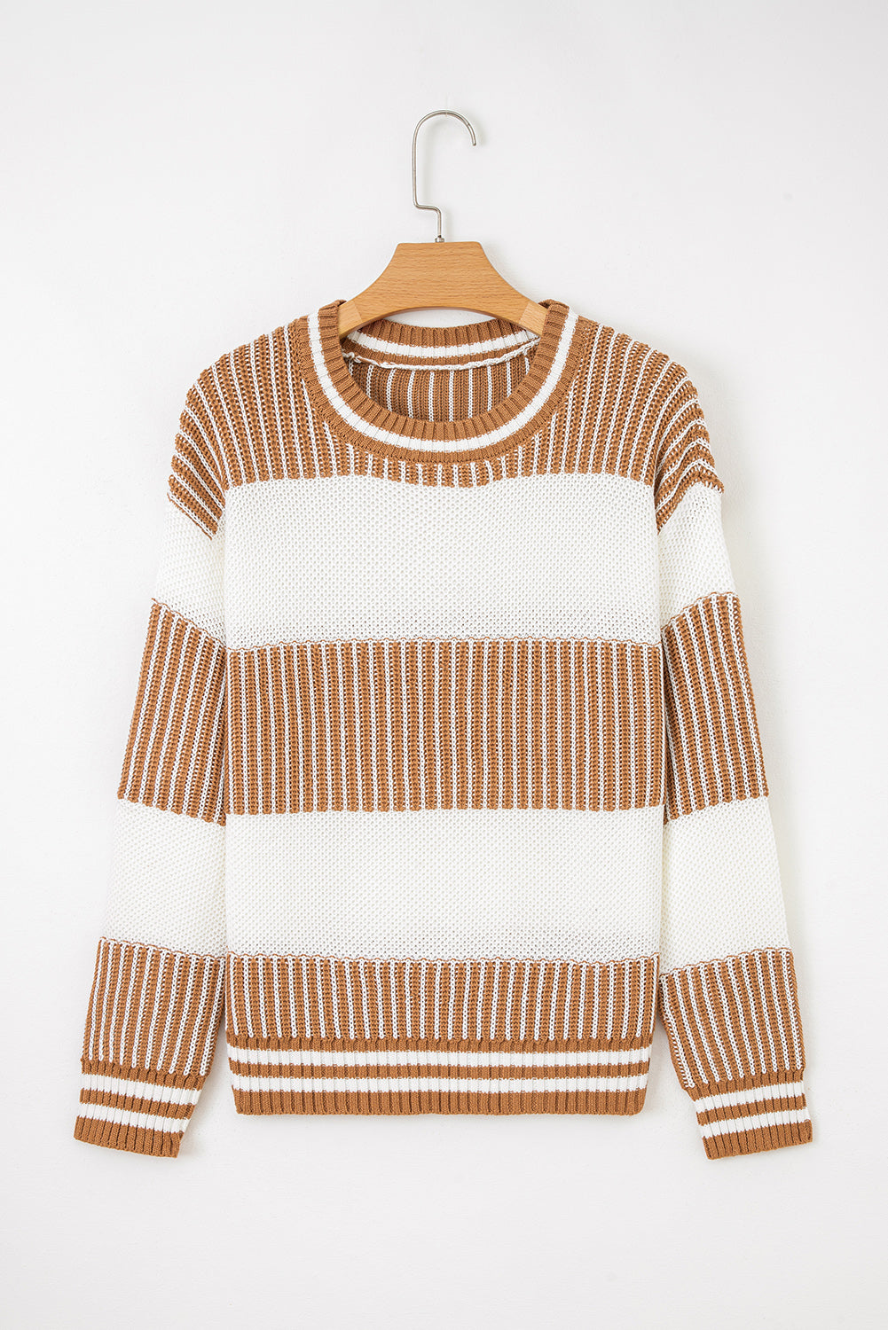 Two Tone Striped Sweater