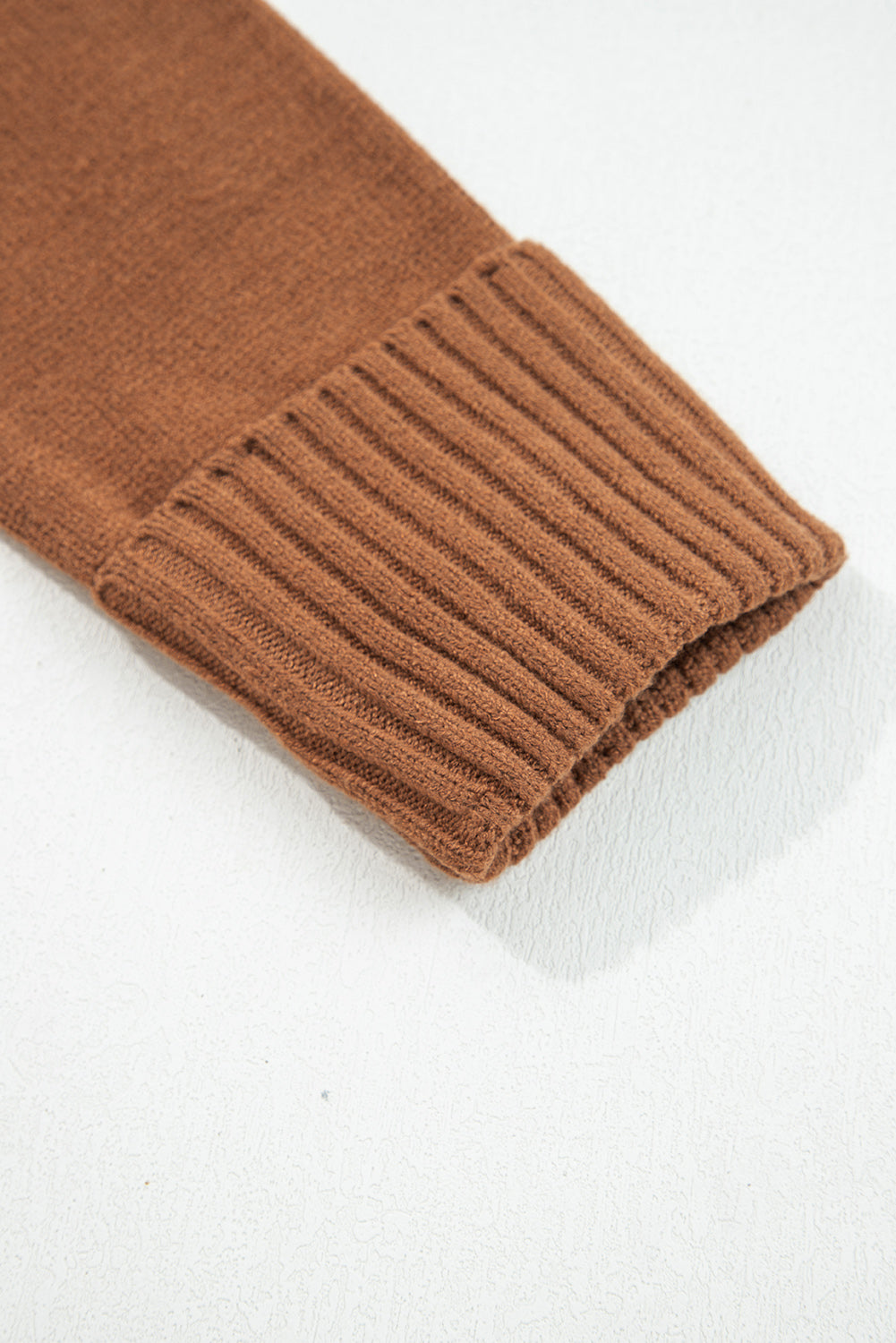 V Neck Ribbed Sweater