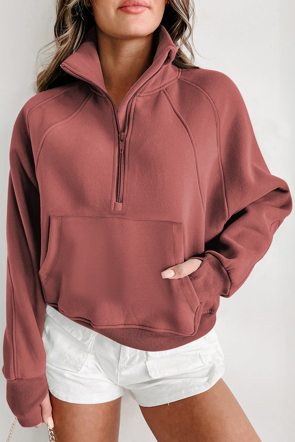 Lined Thumbhole Sweatshirt