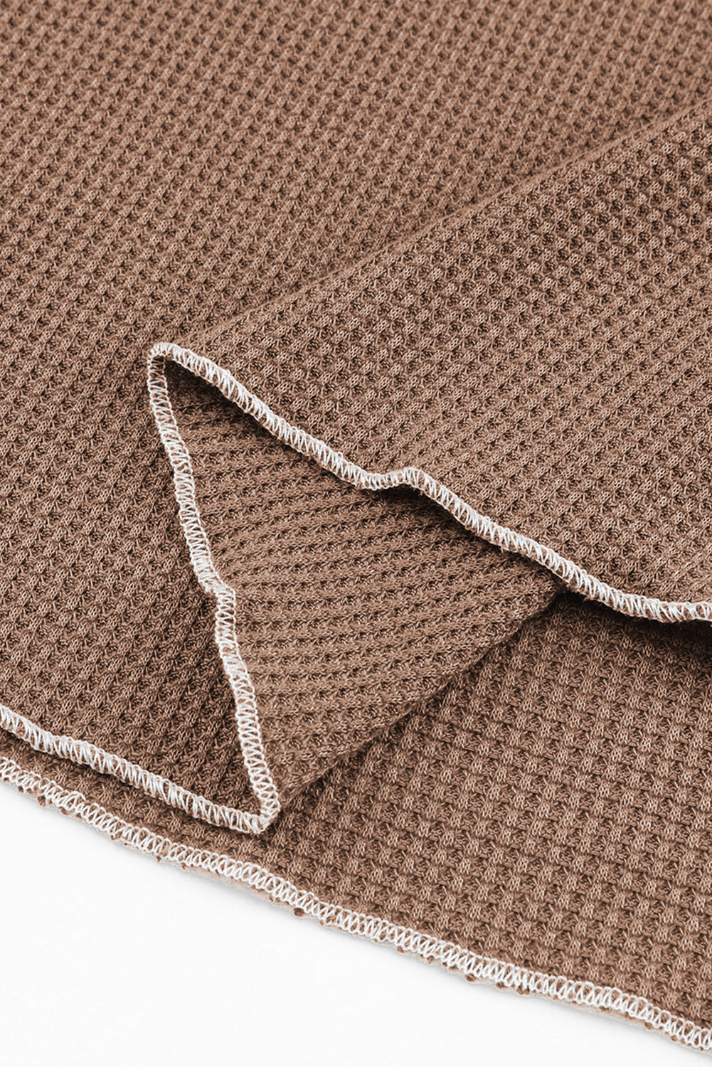 Textured Round Neck Long Sleeve Top