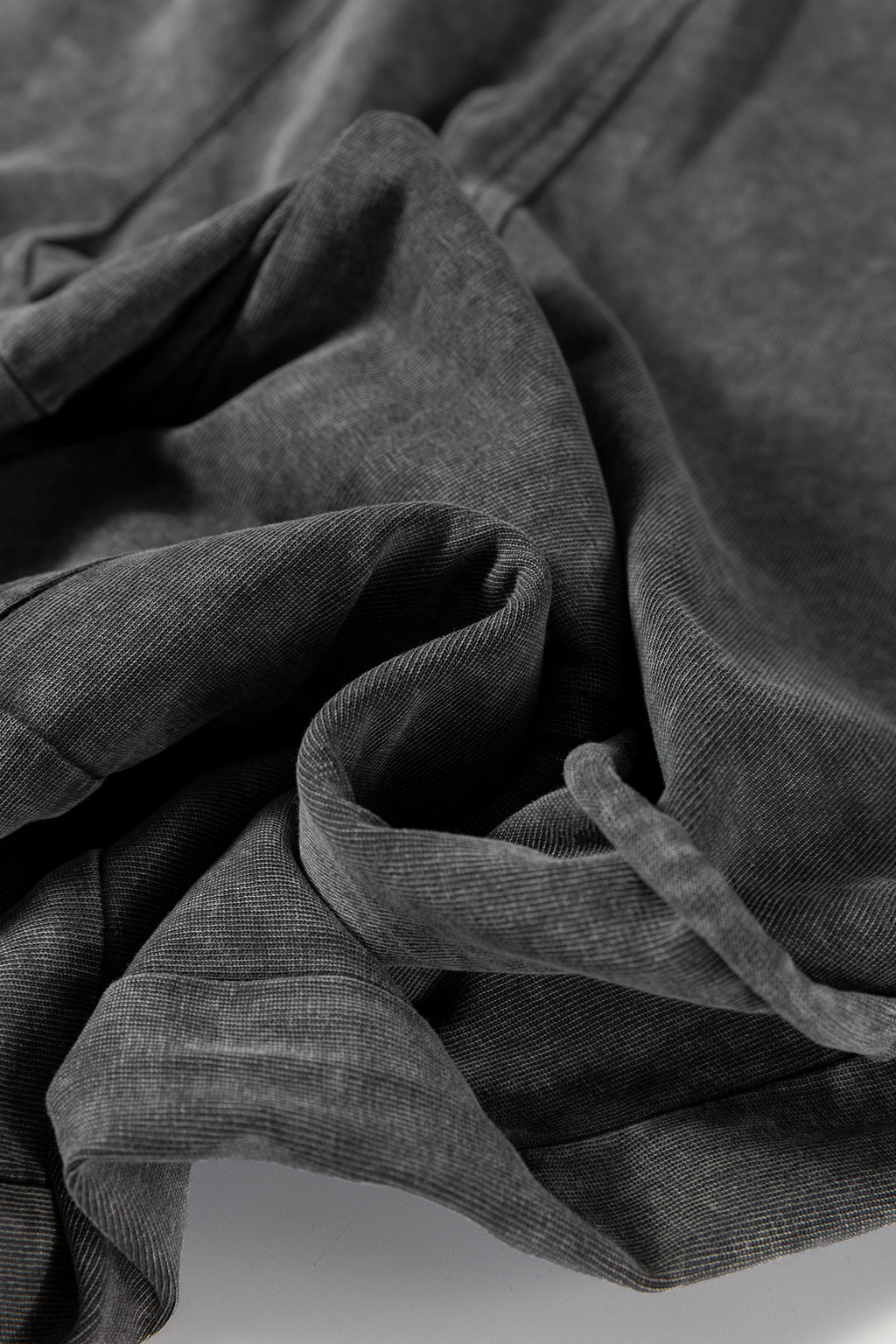 Mineral Wash Raw Hem Pocket Pants