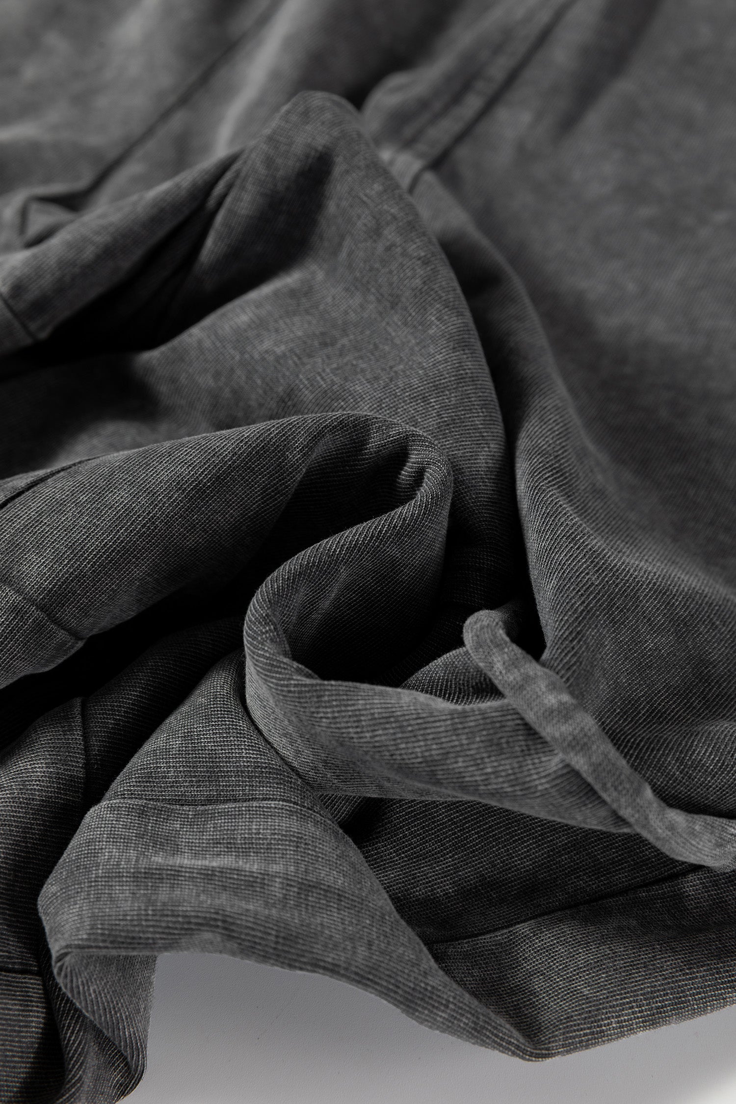 Mineral Wash Raw Hem Pocket Pants