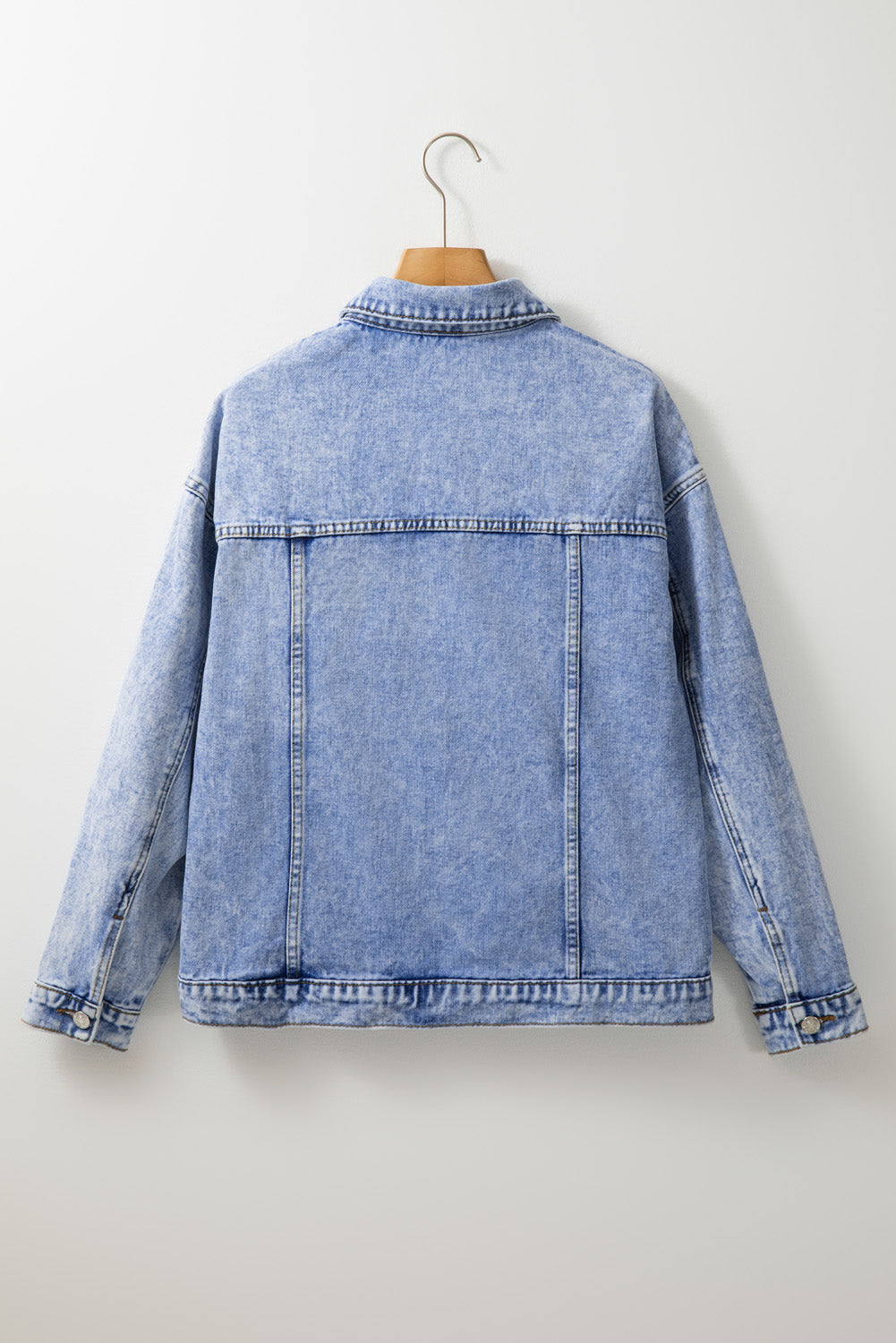 Beau Blue Vintage Washed Denim Jacket