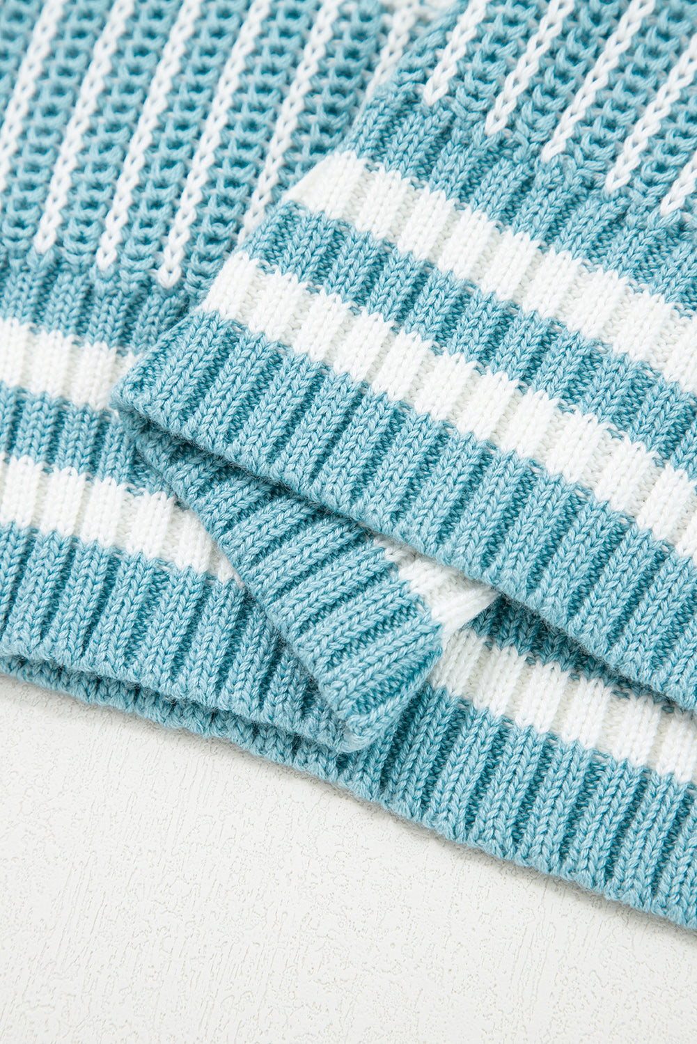 Two Tone Striped Sweater