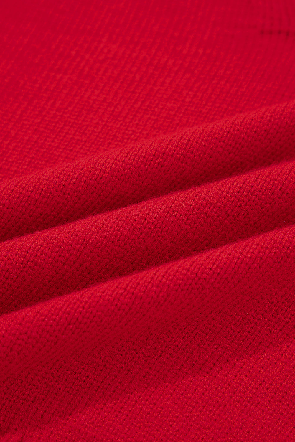V Neck Ribbed Sweater