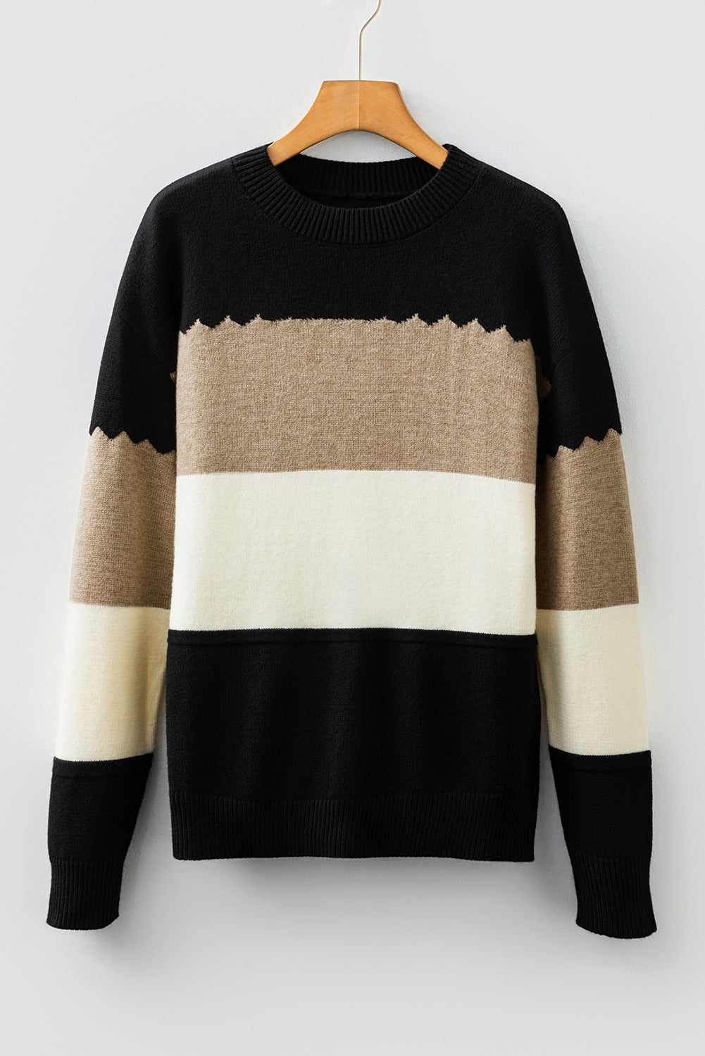 Colorblock Crew Sweater